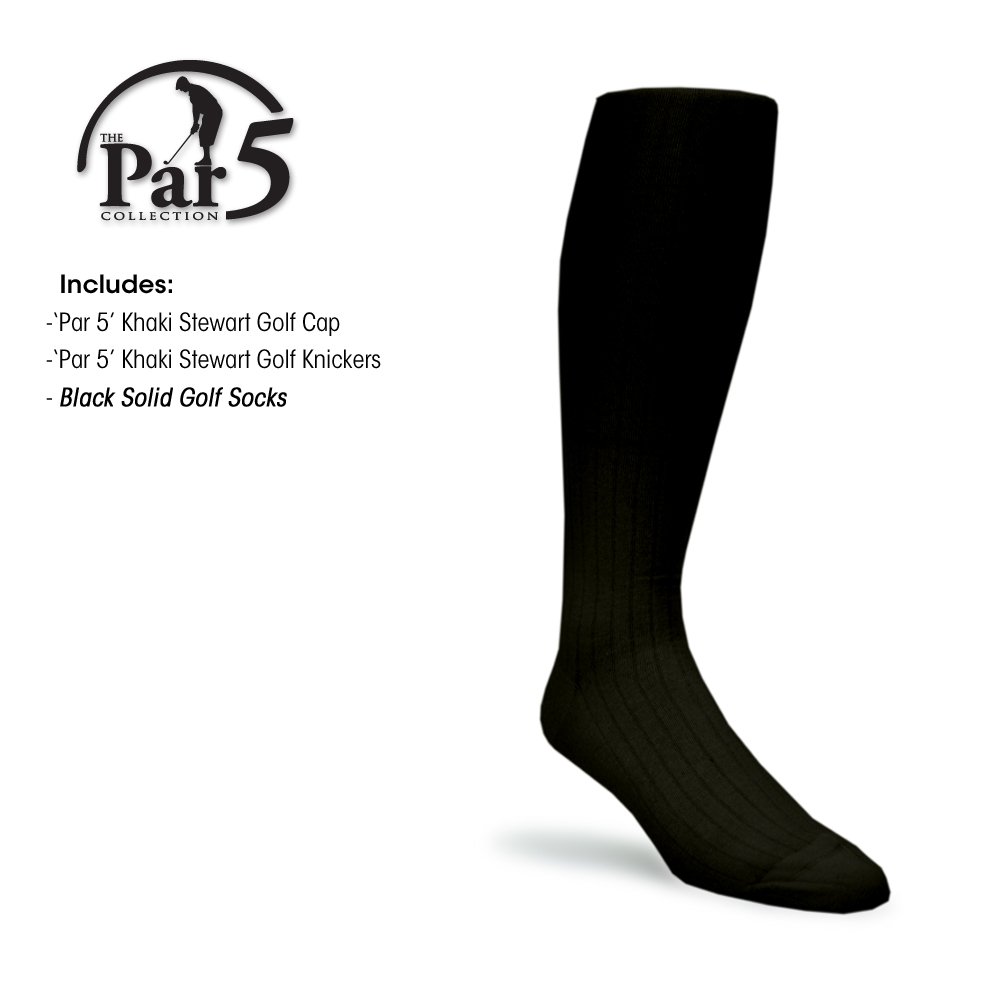 Men's Plaid Matching Golf Cap & Socks Set - Stewart Collection - Stylish Golf Accessories for Men on the Course