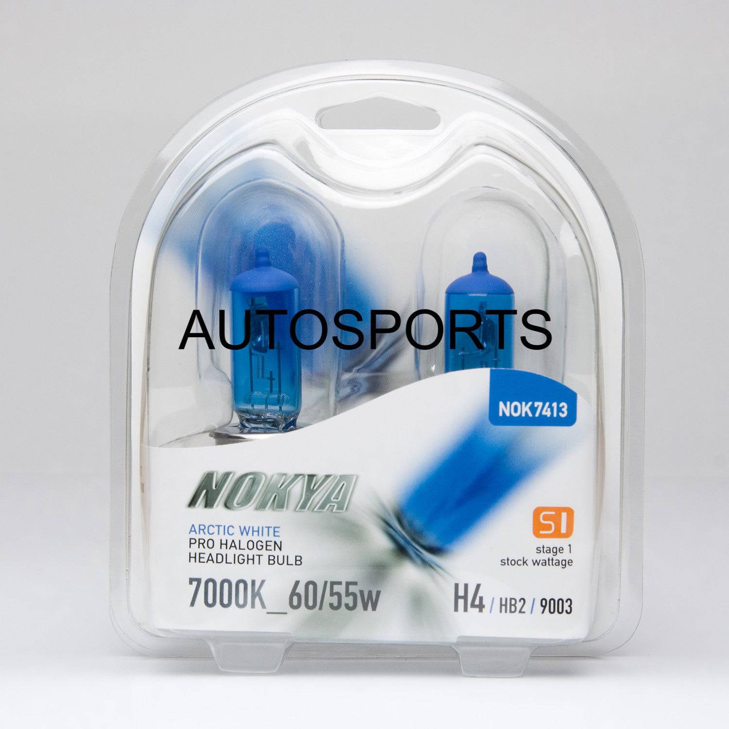 Nokya Arctic White 9003/H4/HB2 LED Light Bulbs 7000K 55W - Super Bright Xenon White Headlight Bulbs for Cars, Trucks & SUVs - Perfect for Night Driving & Foggy Conditions