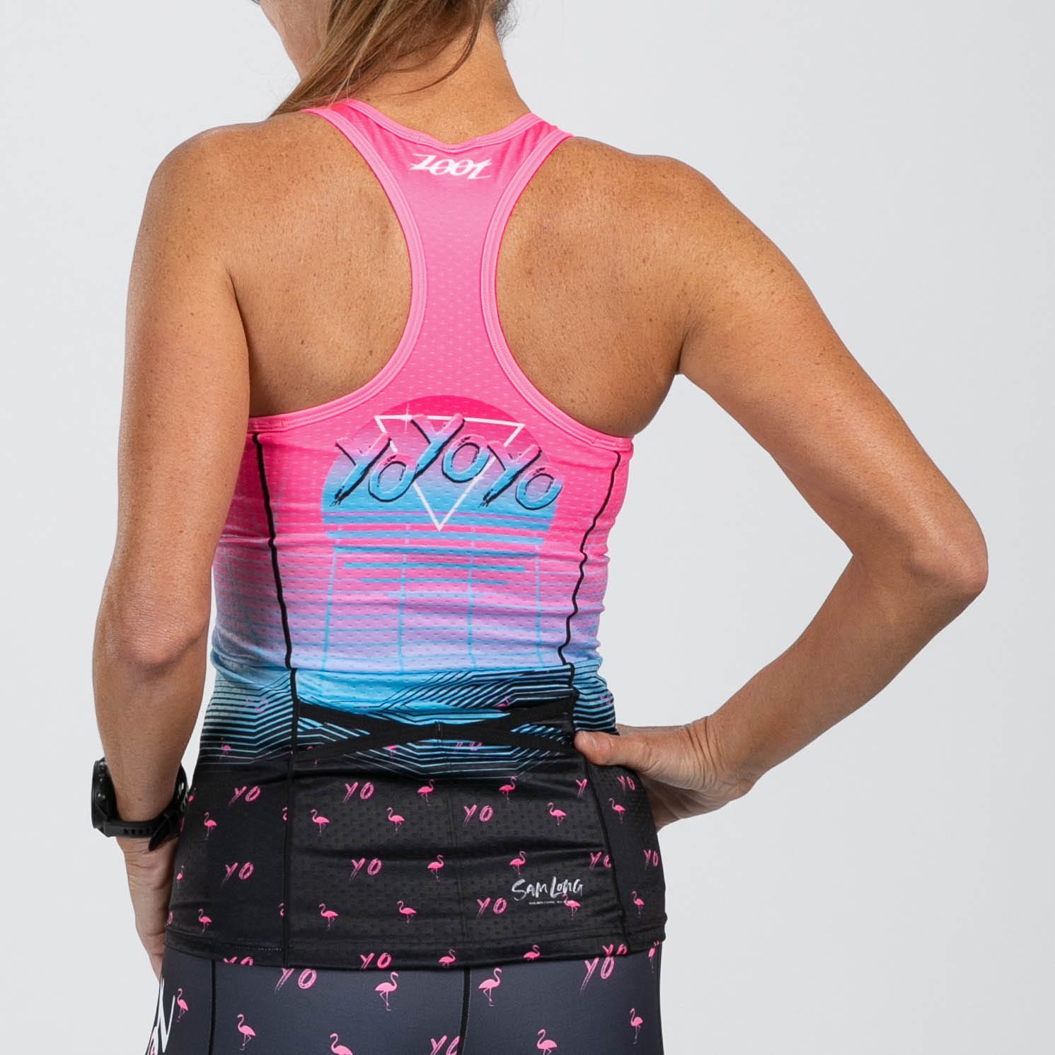 Women's High-Performance Tri Racerback Sports Bra - Breathable Workout Top for Running, Yoga & Gym - Comfortable Support for Active Lifestyles