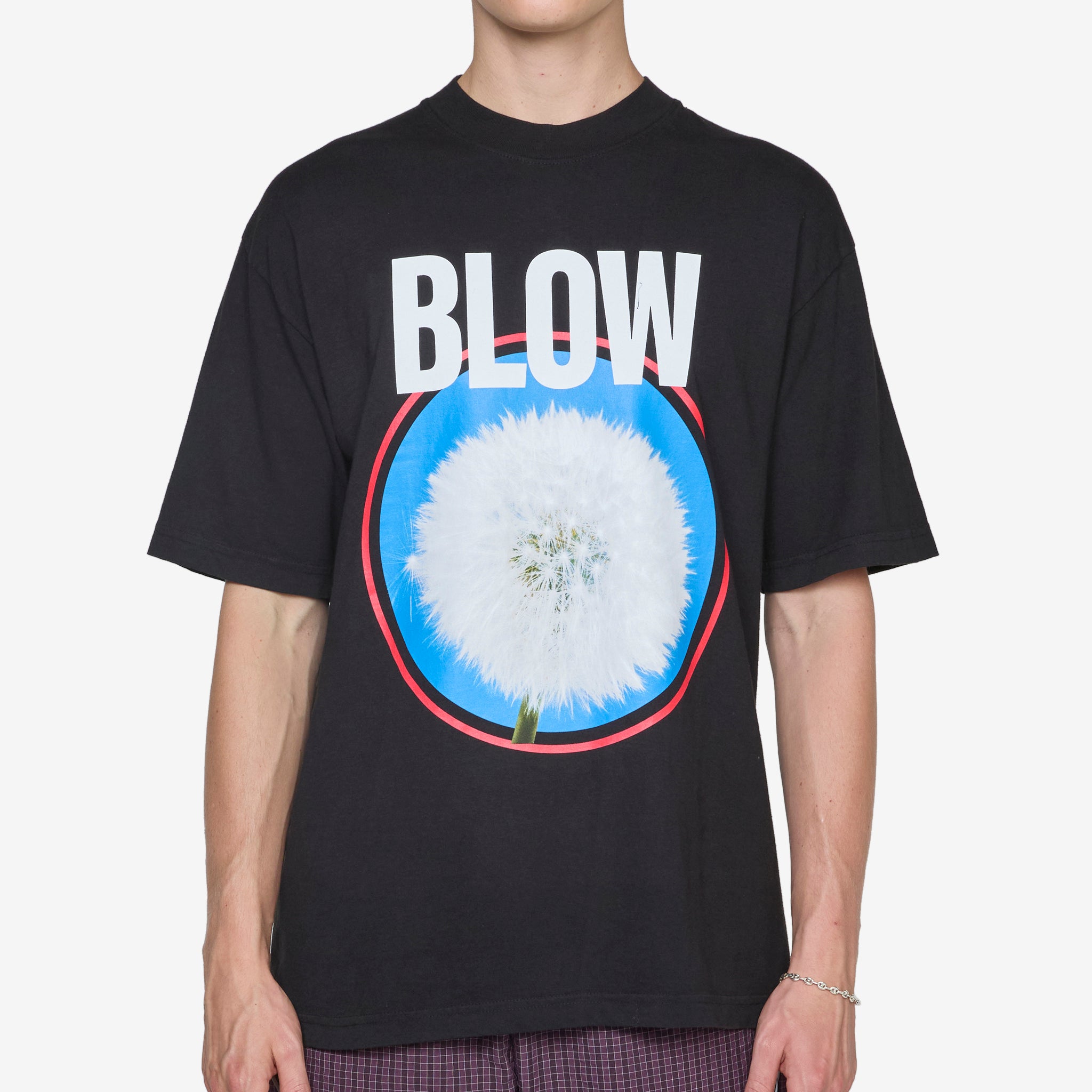 Blow T-Shirt for Men - Soft Cotton Black Tee - Casual Wear & Street Style Outfits