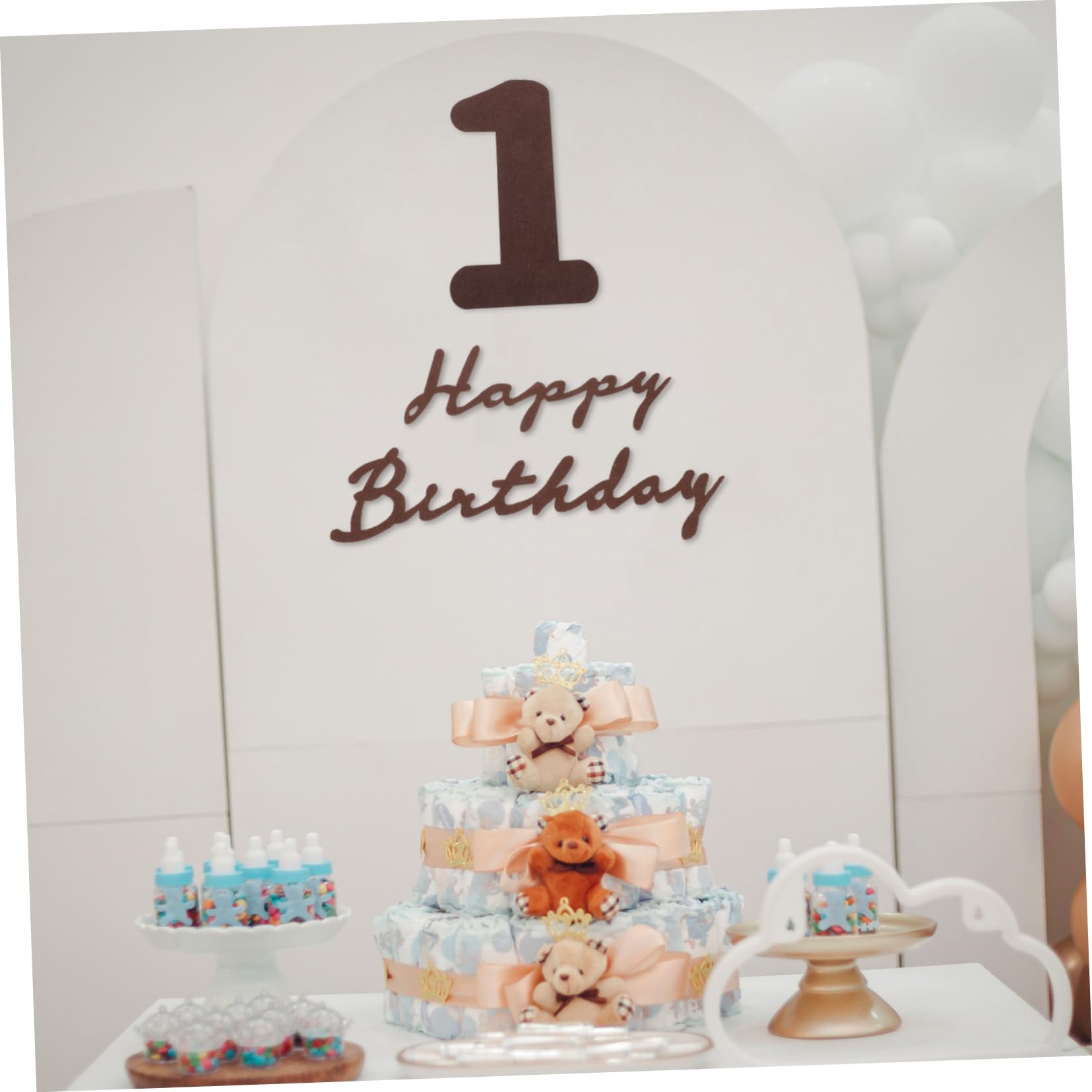HAPINARY Unique Birthday Balloon Decorations Set - Party Supplies for Boys & Girls - Photo Backdrop Props - Perfect for Birthday Parties, Baby Showers & Celebrations