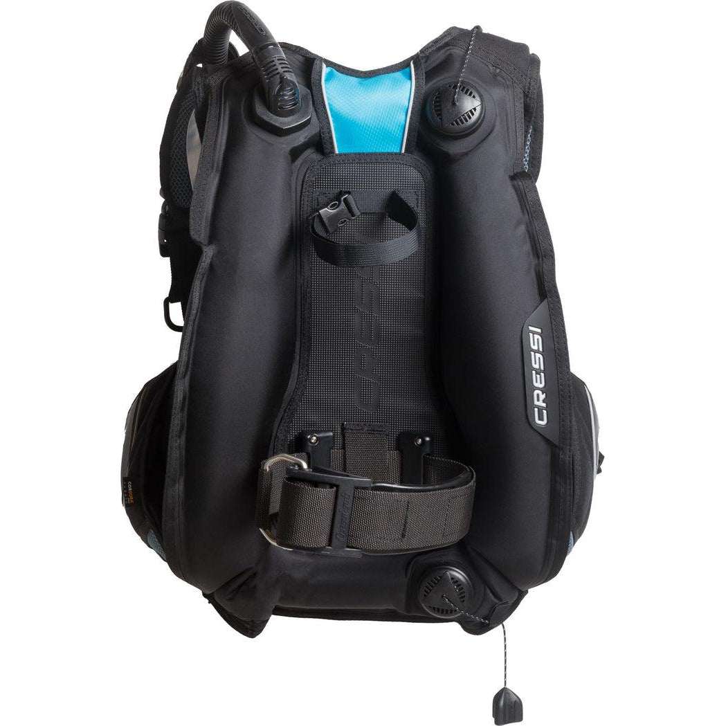 Cressi Elettra Women's Professional Snorkeling Set - Travel-Ready Scuba Diving Gear for Tropical Vacations & Beach Adventures