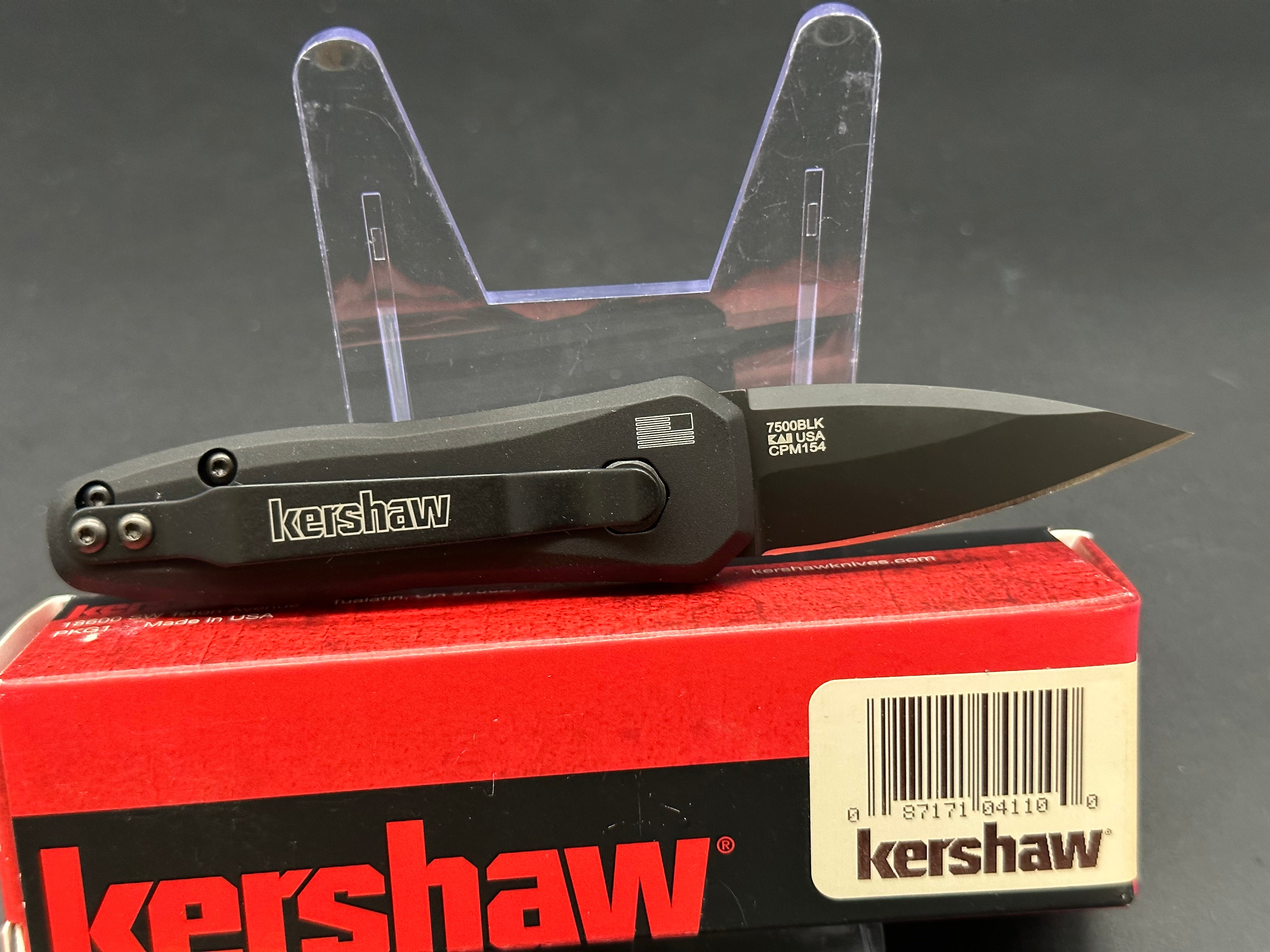 Kershaw Launch 4 Automatic Knife - Premium EDC Pocket Knife for Everyday Carry, Outdoor & Survival | Compact, Lightweight & Razor Sharp Blade for Camping, Hiking & Tactical Use