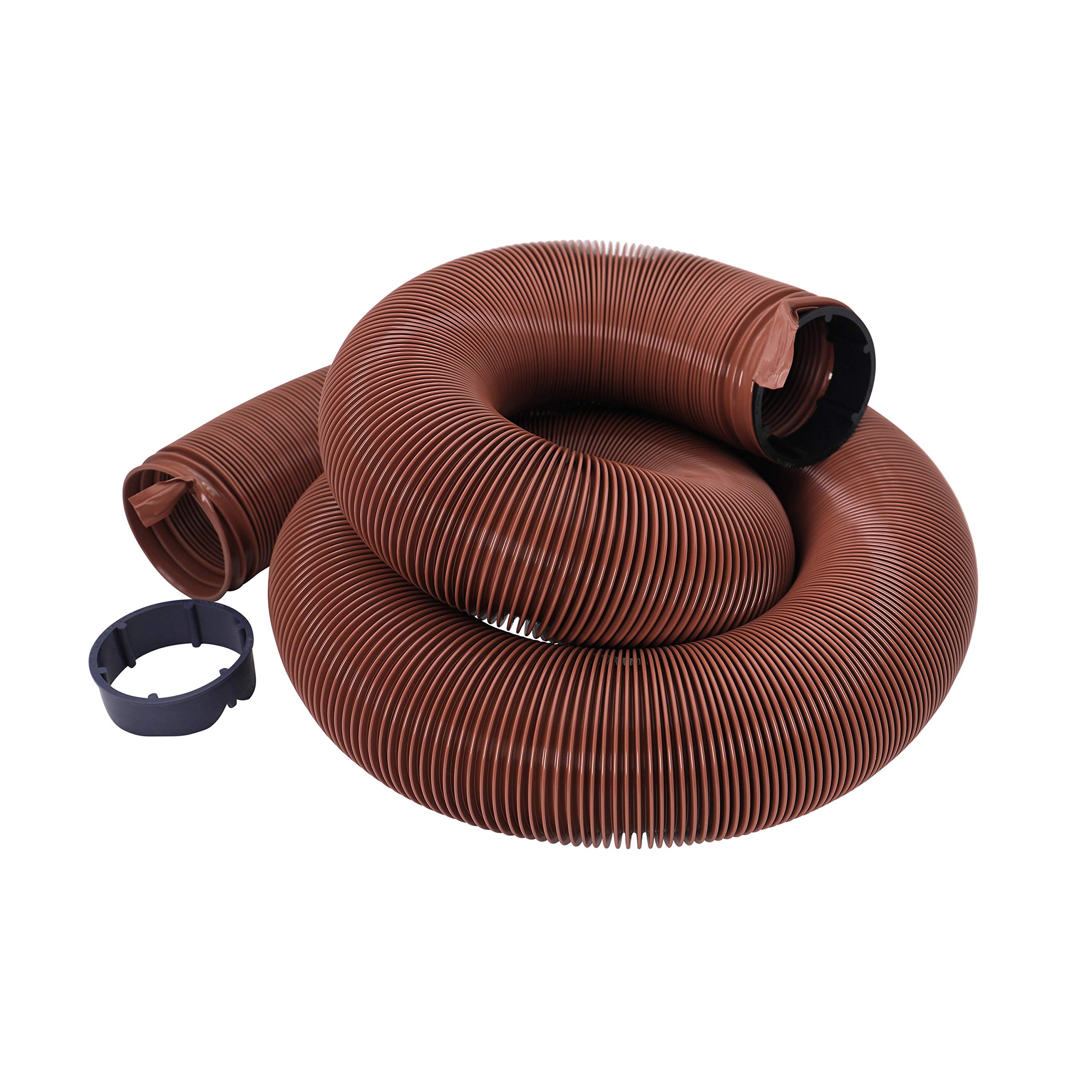 Heavy Duty RV Sewer Hose 20ft - Universal Camper Waste Pipe for Easy Flushing & Camping Trips