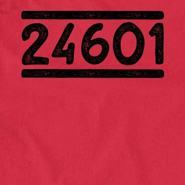 Pop Threads Prisoner 24601 Musical Les Miserables Halloween Costume T-Shirt for Men - Perfect for Cosplay, Halloween Parties & Theater Fans