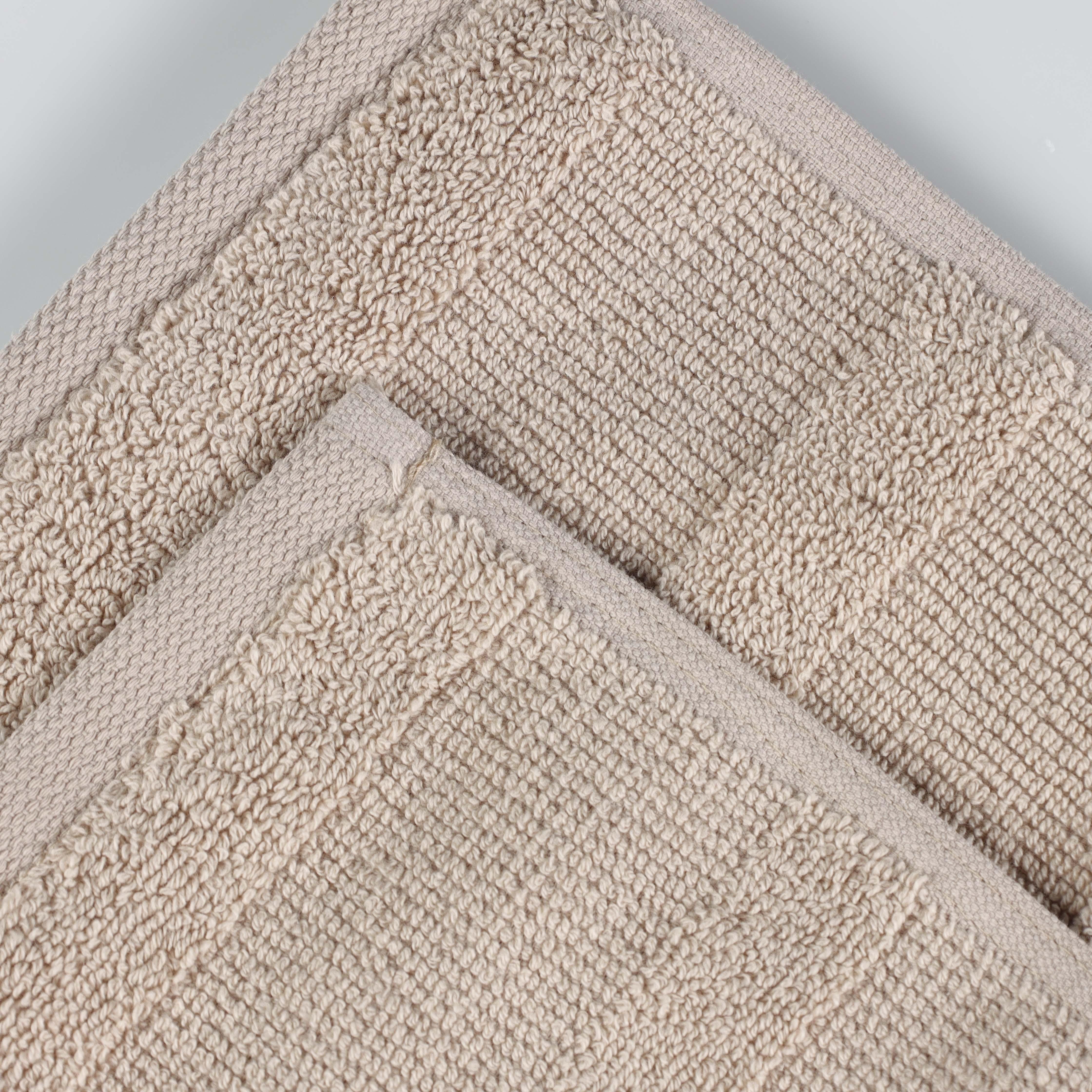 Premium Roma Cotton Ribbed Textured Hand Towels - Soft & Absorbent Bathroom Towel Set of 6 - Perfect for Kitchen, Guest Bathroom & Spa Use