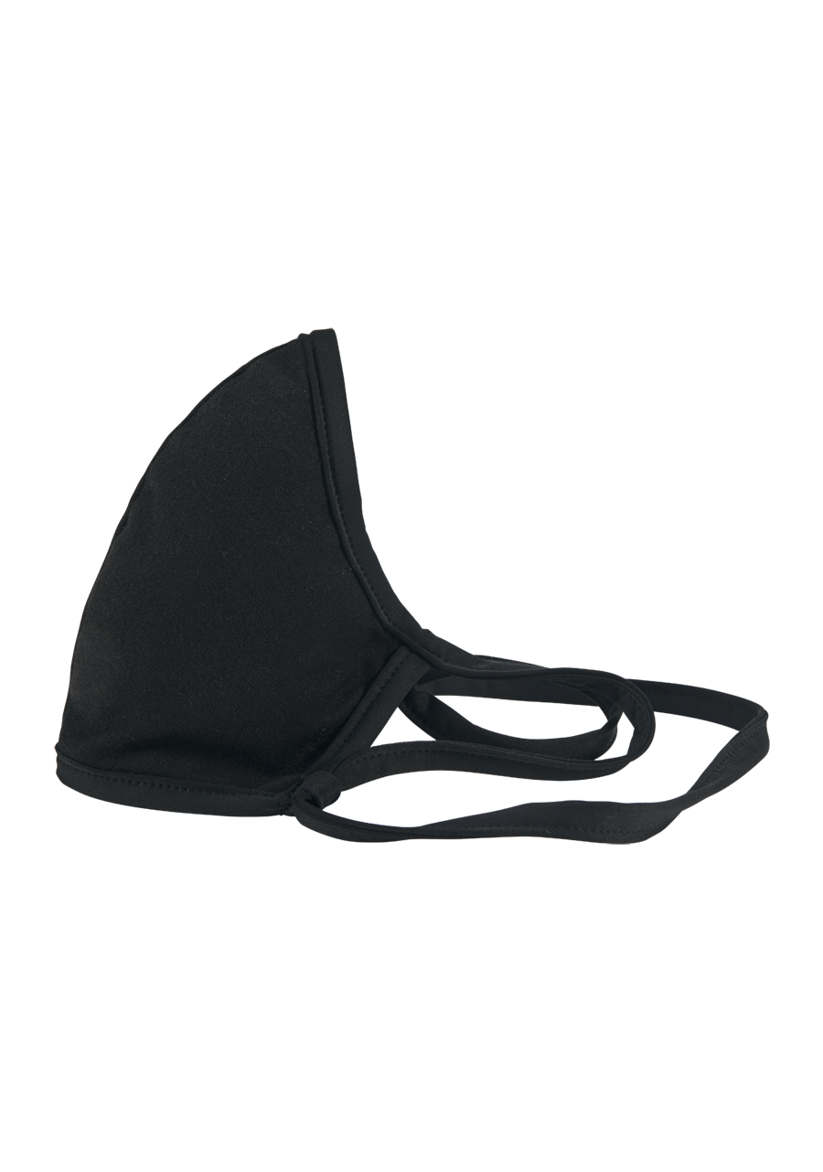 Flipside Face Mask - All Black Reusable & Breathable for Outdoor Activities, Travel & Daily Protection