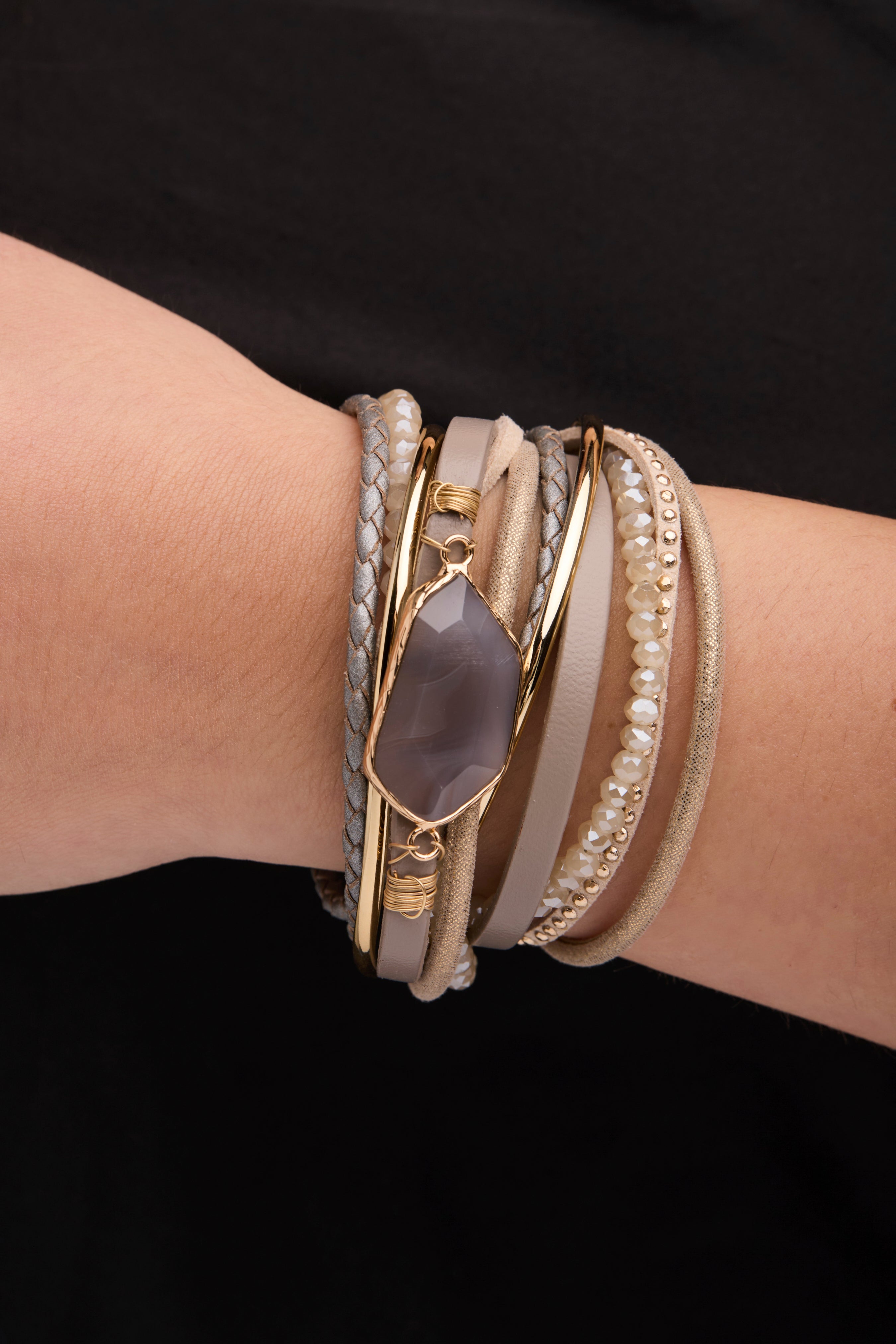 Endless Dream Double Wrap Bracelet for Women - Adjustable Boho Beaded Friendship Jewelry - Perfect for Gifts, Layering & Everyday Wear