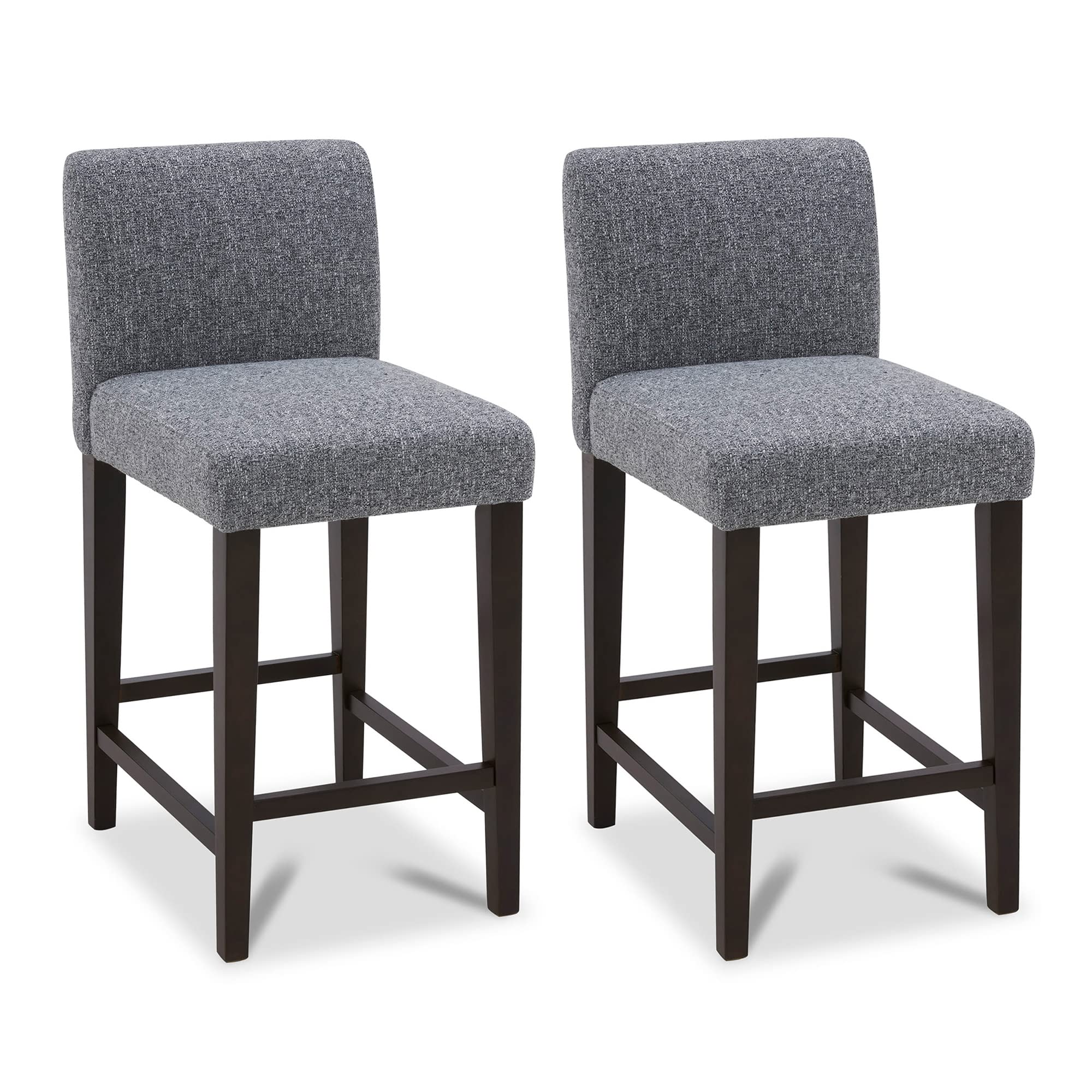 CHITA Counter Height Barstool - Upholstered Fabric Bar Stool with 26