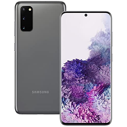 SAMSUNG Galaxy S20 5G Unlocked Smartphone - 128GB Storage, Cosmic Gray | Renewed Like New Condition | Perfect for Streaming, Gaming & 5G Connectivity