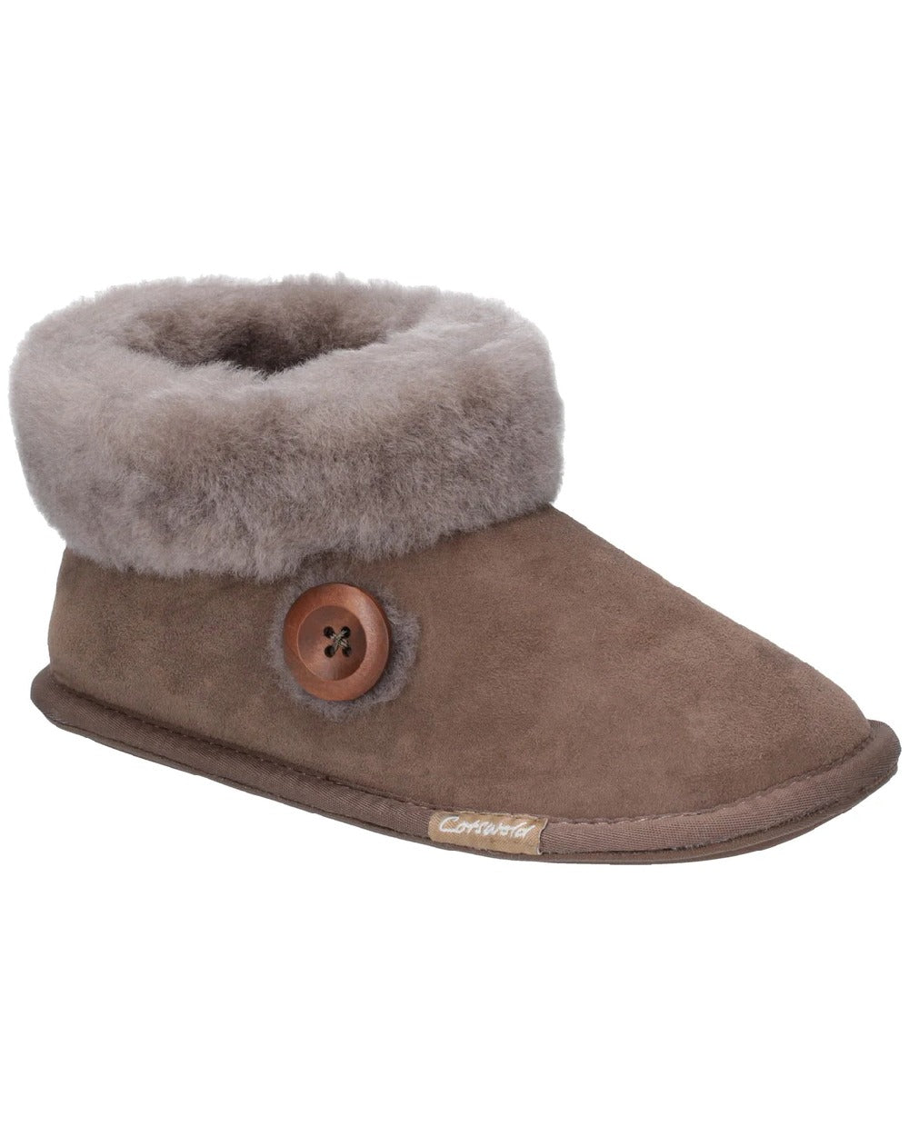 Cotswold Women's Wotton Sheepskin Slippers - Cozy Indoor/Outdoor House Shoes for Winter Comfort & Warmth - Perfect for Home, Lounge & Cold Floors