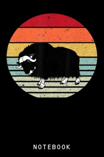 Musk Ox Silhouette Journal Notebook - Cute Sheep-Themed Writing Notebook for Women & Kids | Perfect Sheep Lover Gift, Birthday Present | Ideal for Journaling, Note-Taking & Creative Writing