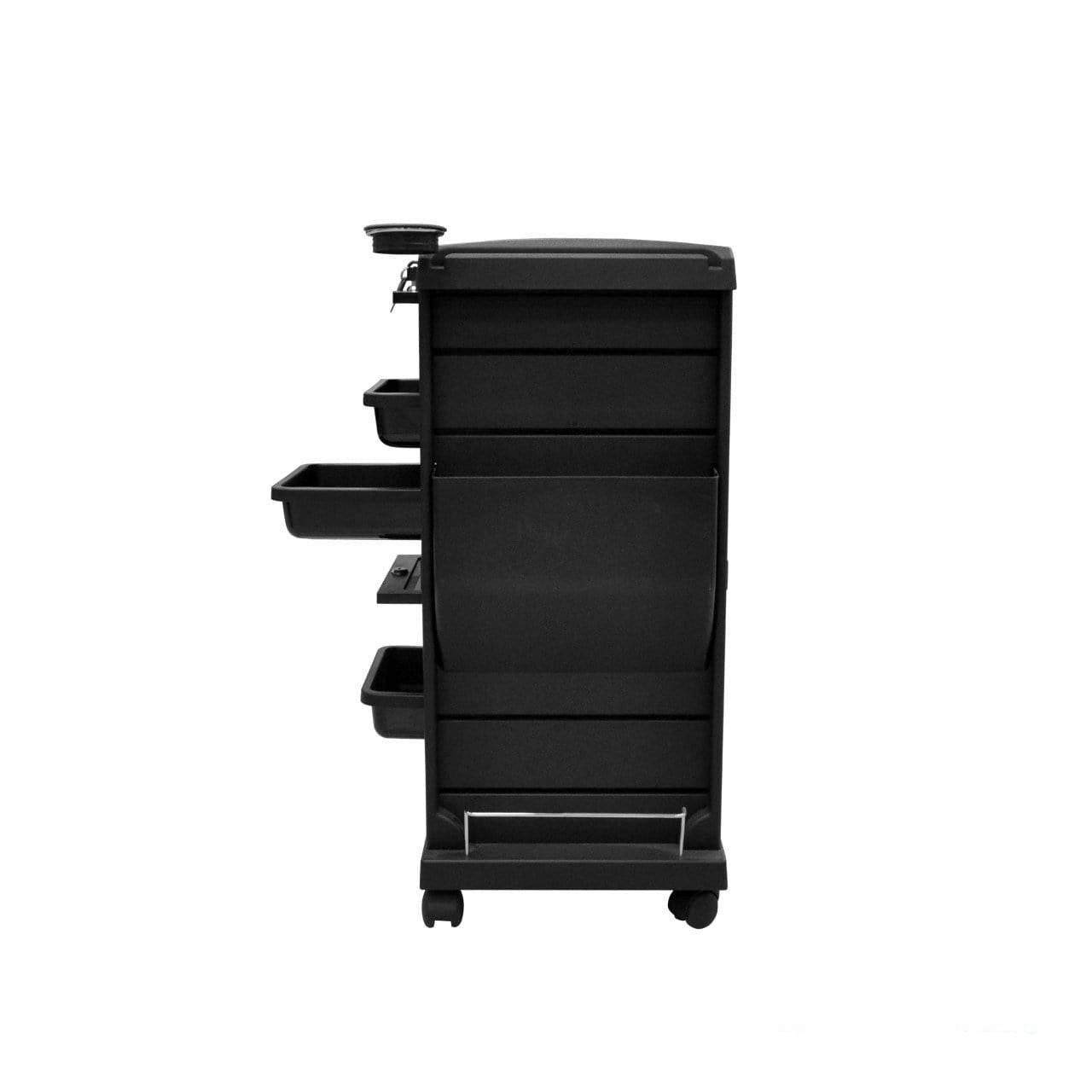 CLAIRE Lockable Salon Trolley Cart - Professional Mobile Storage for Hair Stylists & Beauty Salon Equipment - Perfect for Salon Tools, Hair Products & Cosmetics Organization