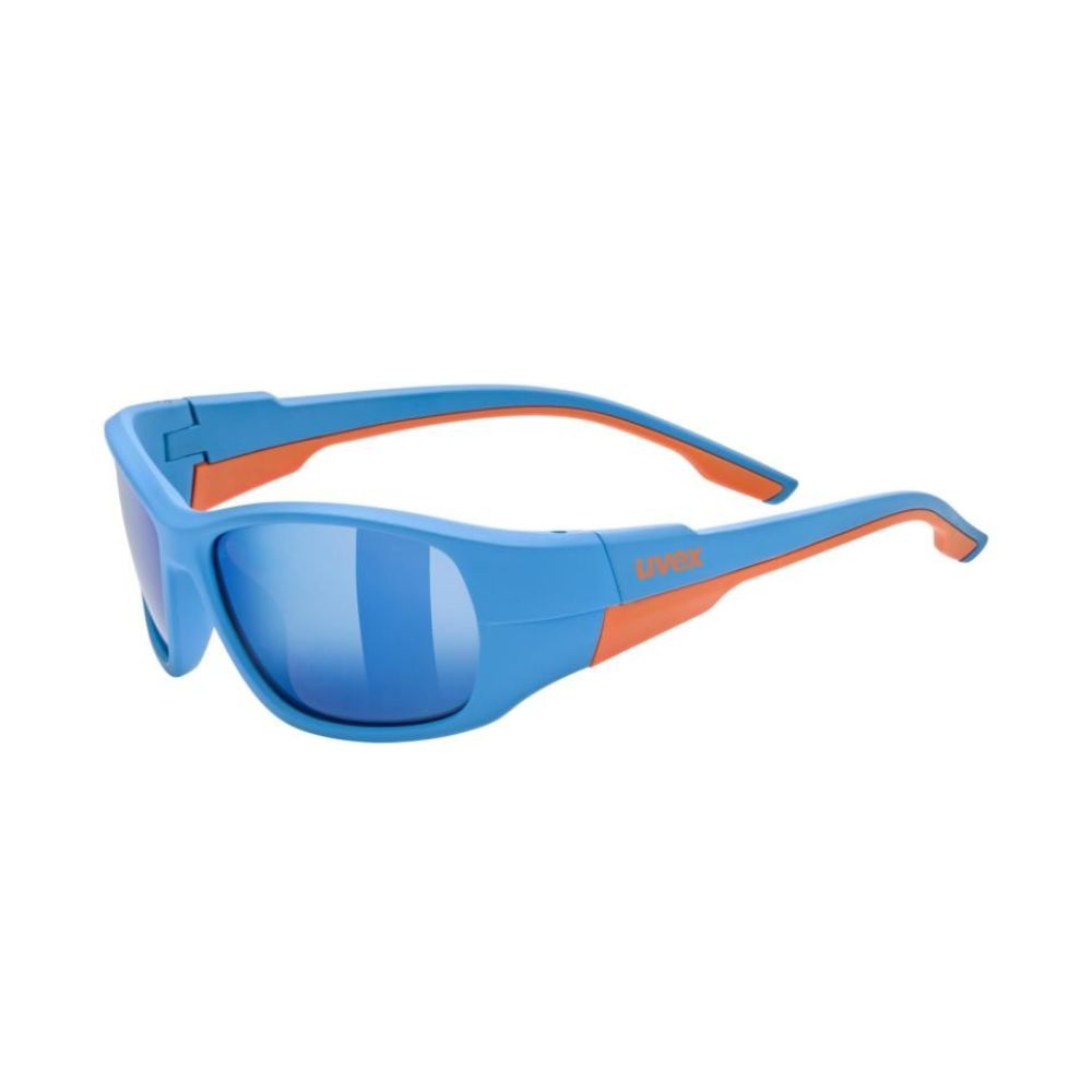 UVEX Children's Sportstyle 514 Sunglasses for Kids Age 5-10 Years - Matte Blue Frame, UV Protection - Perfect for Outdoor Sports & Summer Activities