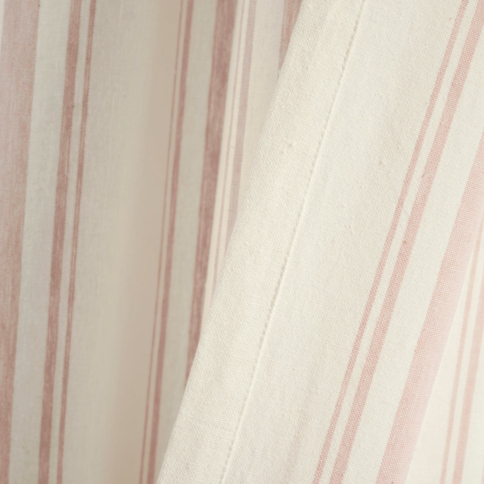 Farmhouse Stripe Yarn-Dyed Recycled Cotton Blend Window Curtain Panel Set - Blackout Thermal Insulated Drapes for Living Room, Bedroom & Nursery (2 Panels, 52x84 Inch) - Perfect for Rustic, Modern & Farmhouse Home Decor