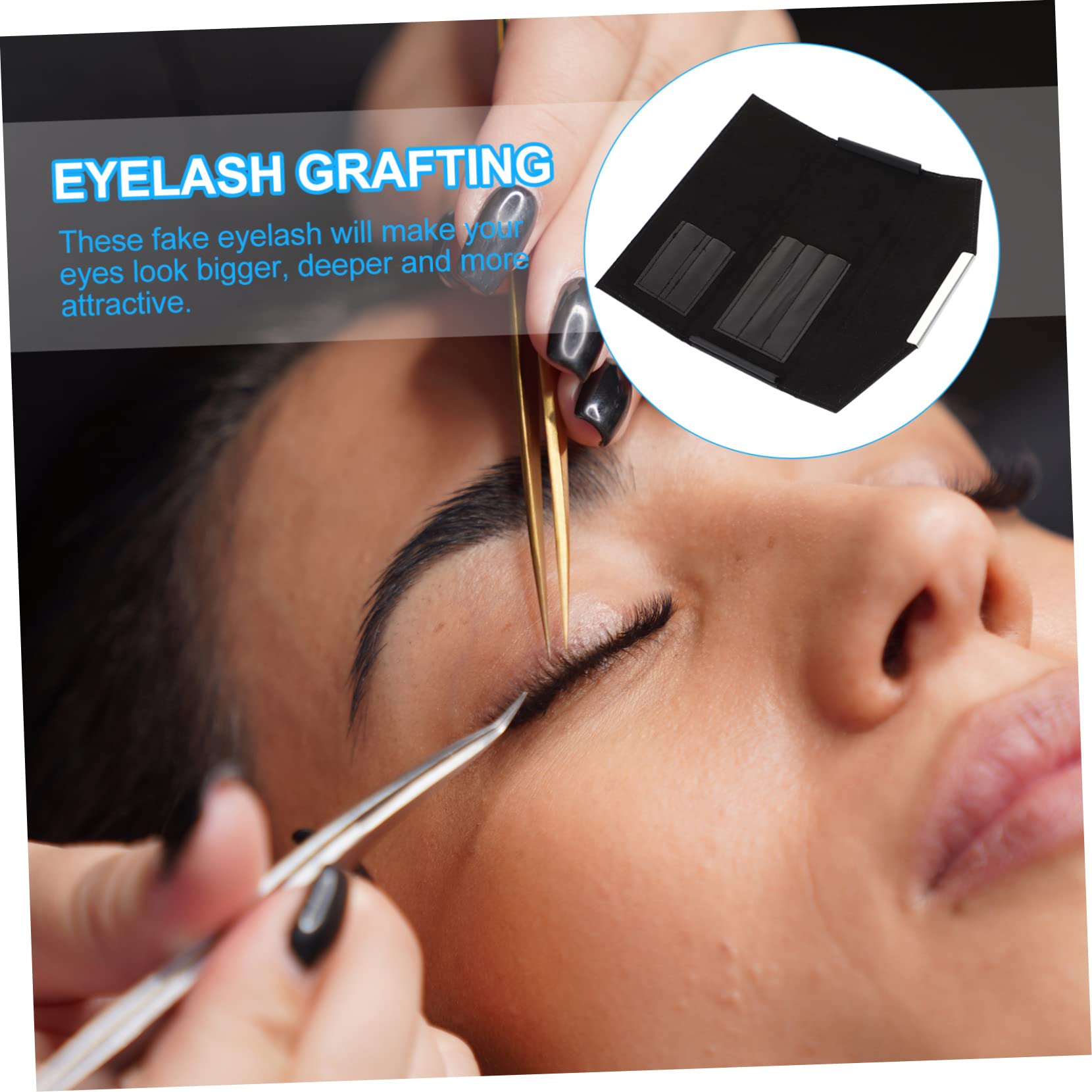 Eyelash Tweezers Storage Case - Makeup Tools Organizer for Salon & Travel