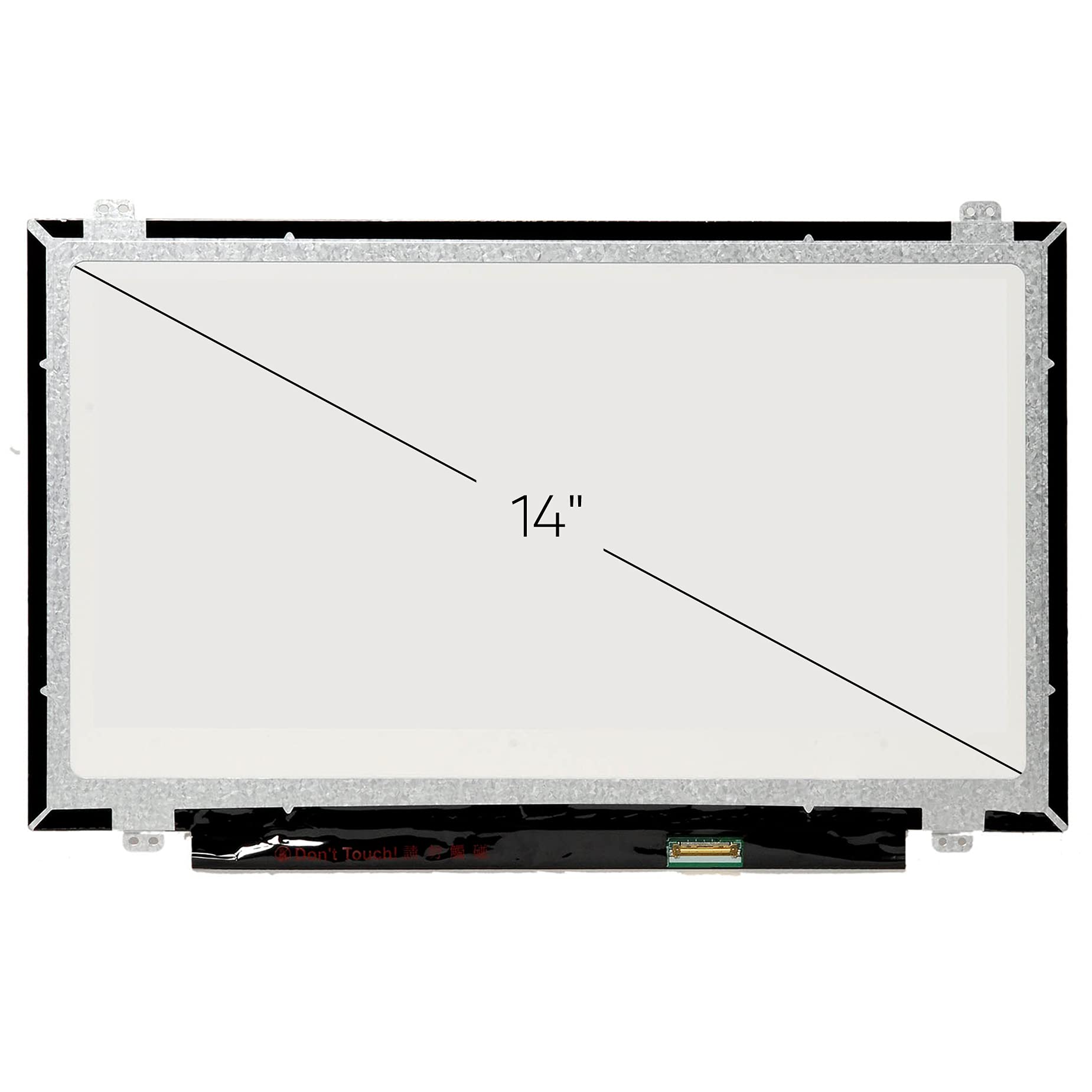 HP 7MC86UA Replacement LCD Screen - 30 Pins HD 1366x768 Glossy LED Display with Repair Tools - Perfect for Laptop Screen Replacement & DIY Fixes