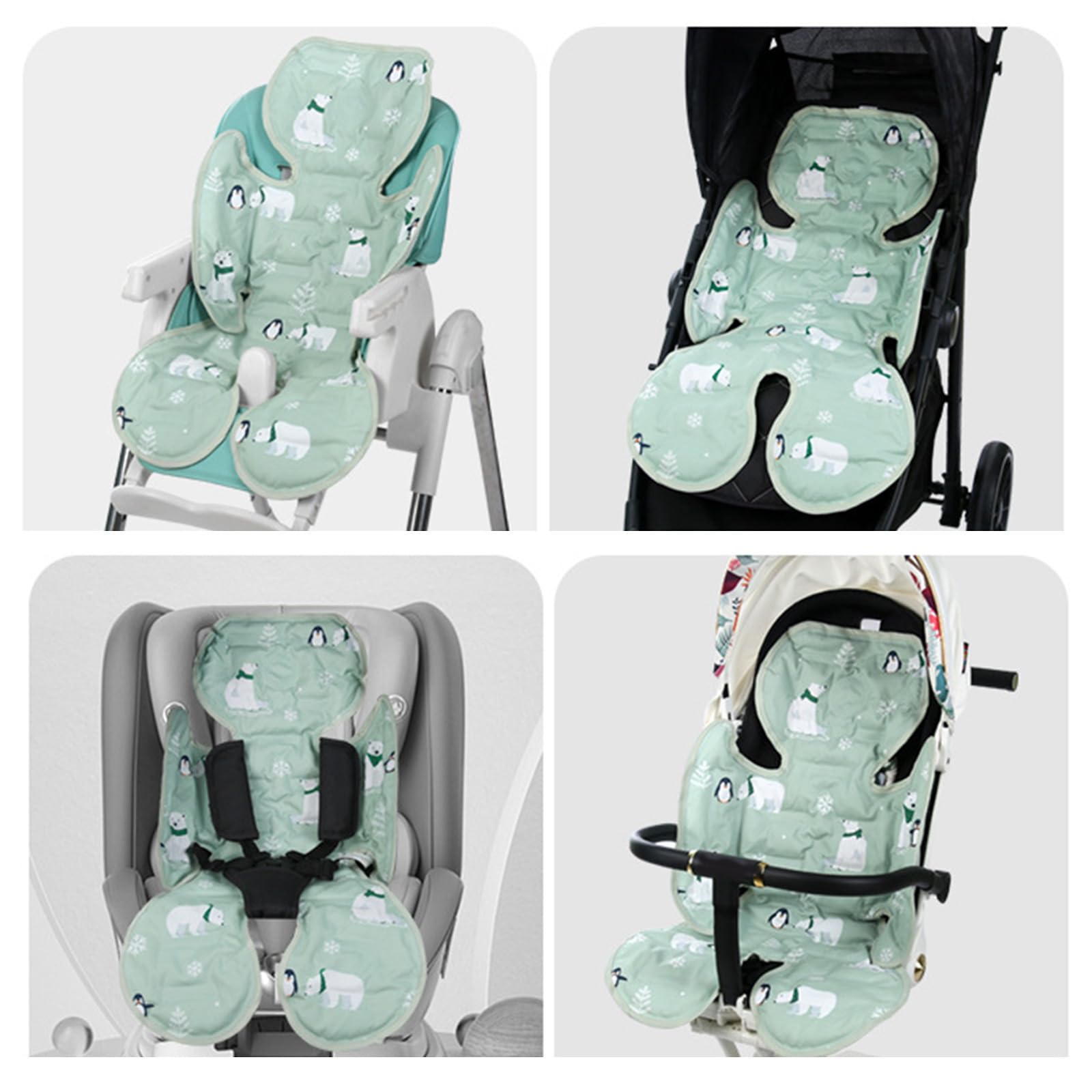 Breathable Baby Stroller Seat Pad - Cooling Stroller Cushion Insert for Newborns & Toddlers | Comfort Upgrade for Summer Use, Outdoor Walks & Travel