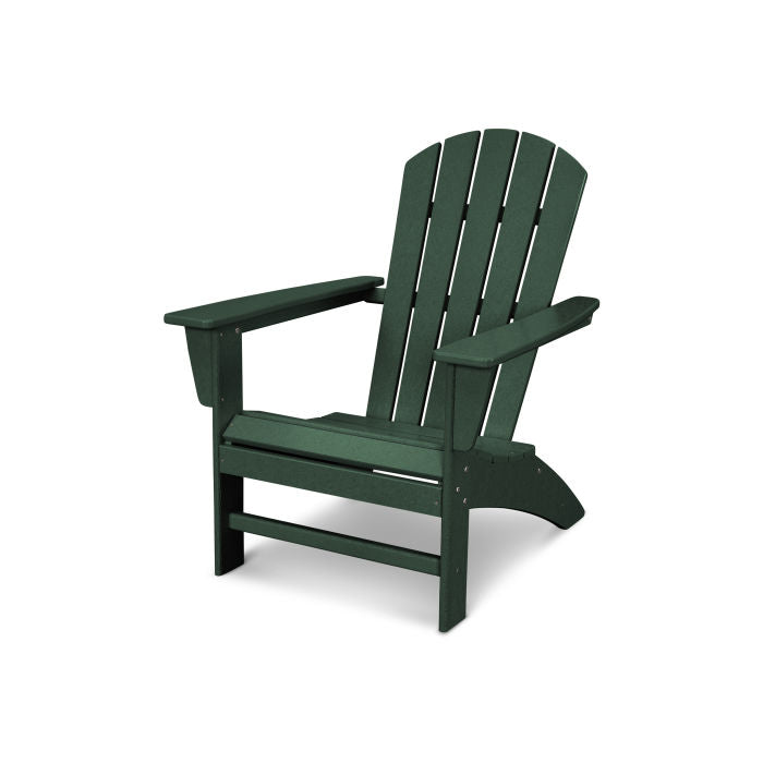 Durable POLYWOOD Nautical Adirondack Chair - All-Weather Outdoor Furniture for Patio, Poolside & Beach Relaxation