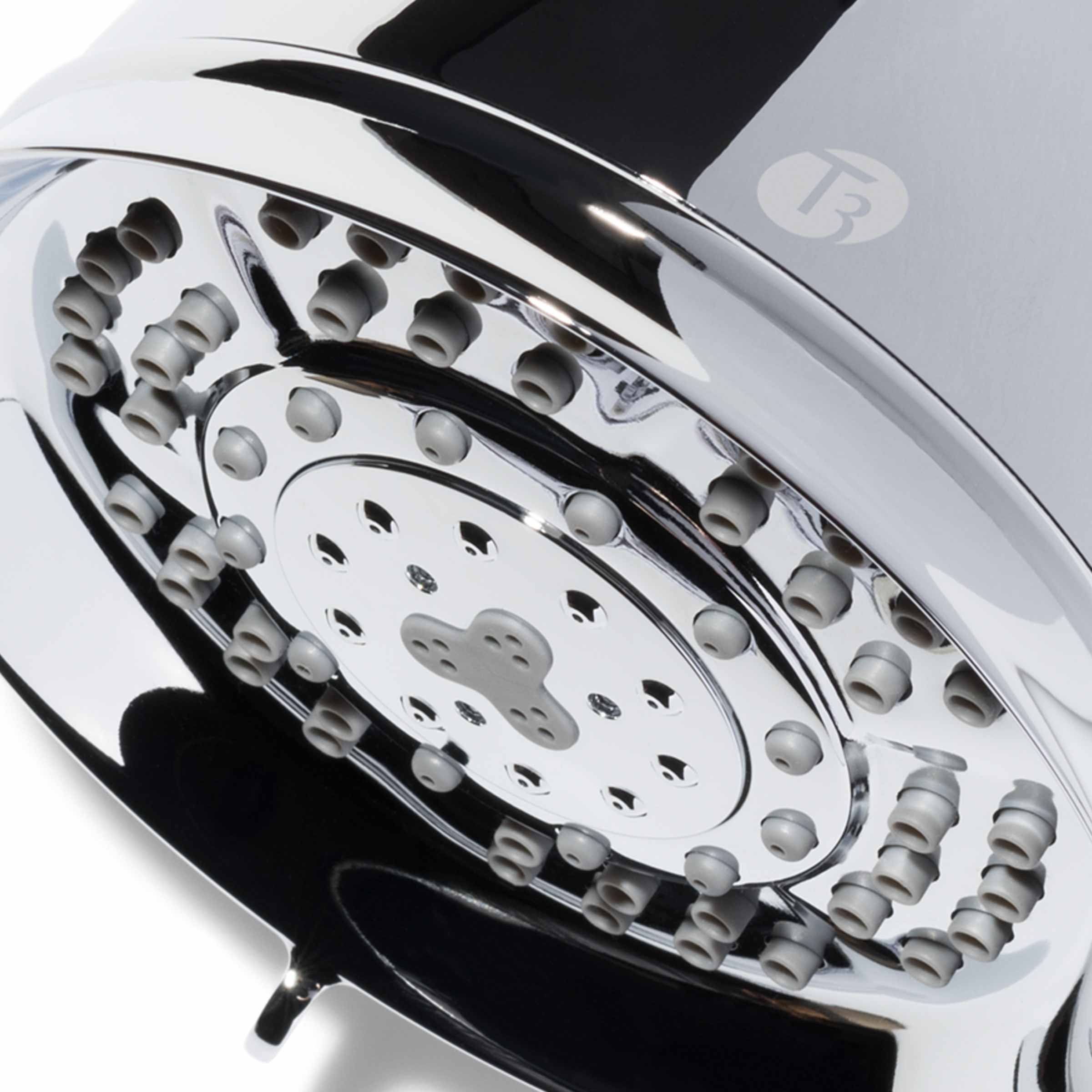 T3 Source Showerhead - High Pressure Water Saving Shower Head with 6 Spray Modes for Relaxing Spa Experience at Home - Perfect for Bathroom Renovation & Daily Use