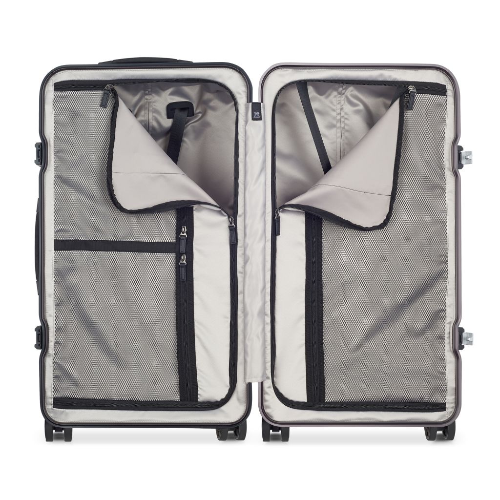 Peugeot Voyages 73cm Zipperless Trunk Luggage - Durable Anthracite Hard Shell Suitcase for Travel, Business Trips & Airplane Carry-On
