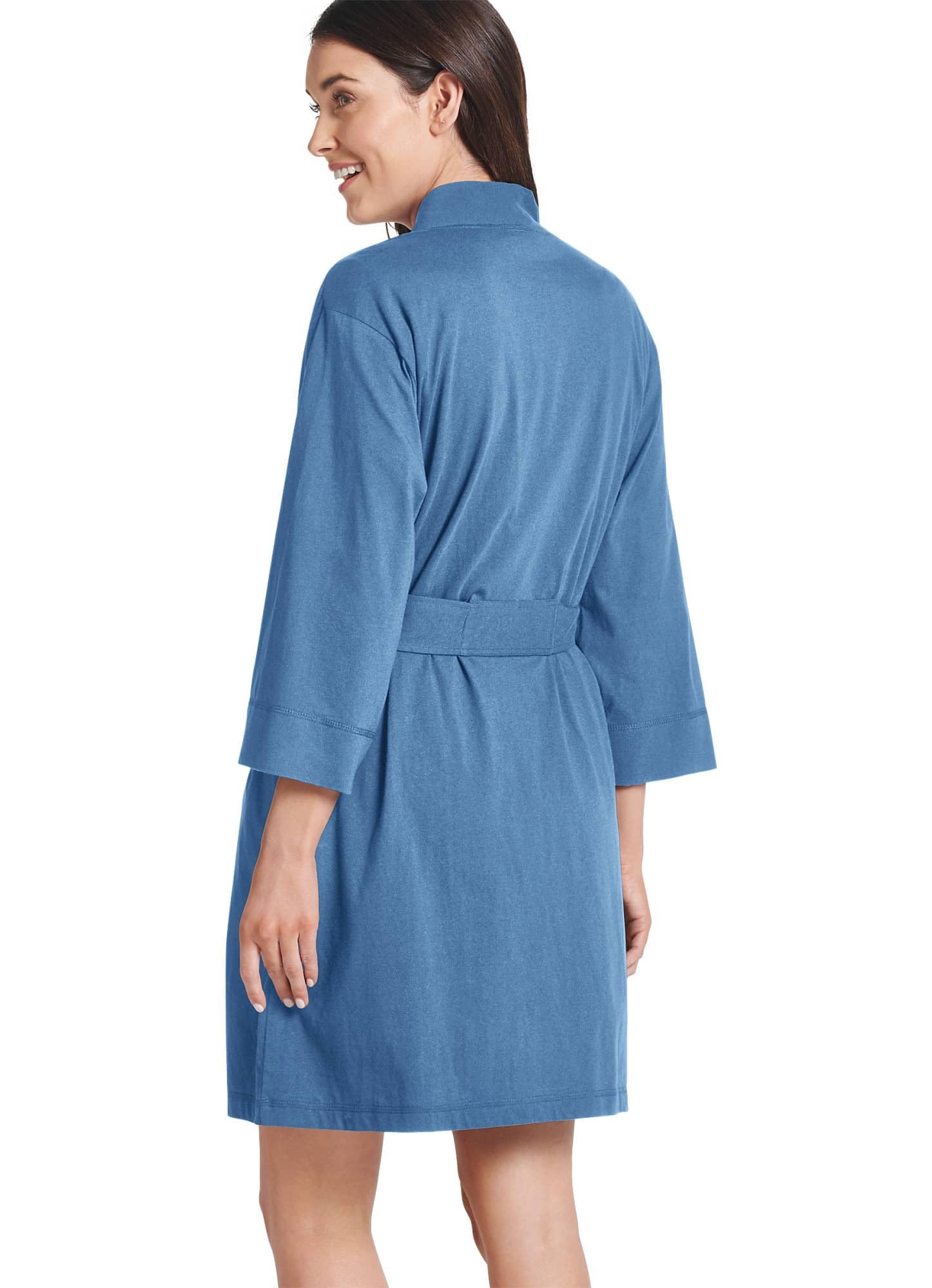 Jockey Women's 100% Cotton Sleepwear Short Robe - Soft & Comfortable Loungewear for Everyday Wear, Home Relaxation & Spa Days