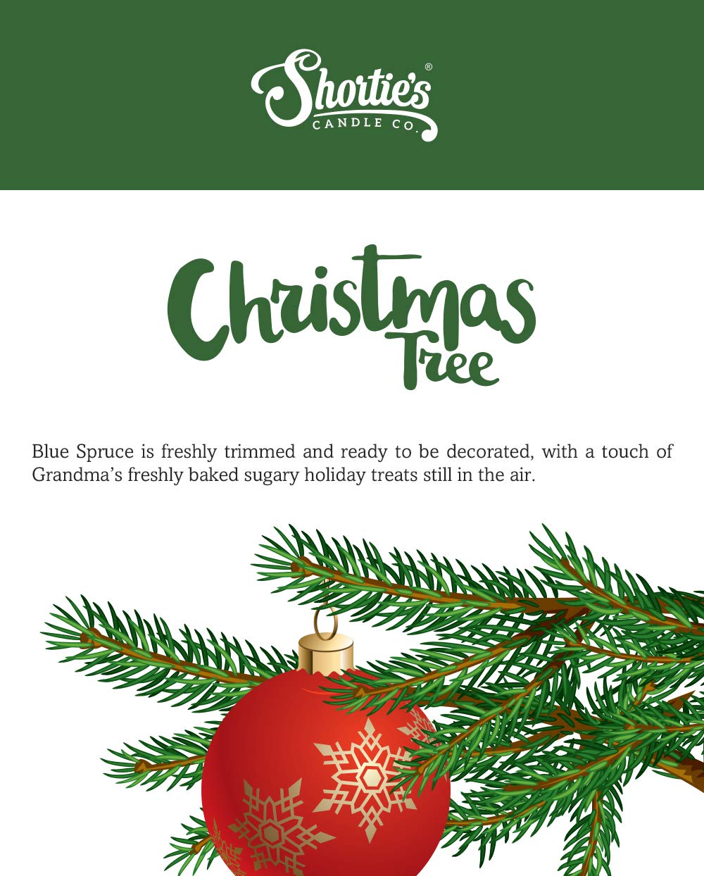 Christmas Tree Scented Soy Votive Candles - 6 Pack Green Natural Holiday Candles with Essential Oils - Perfect for Christmas Decorations, Winter Home Ambiance & Gift Giving