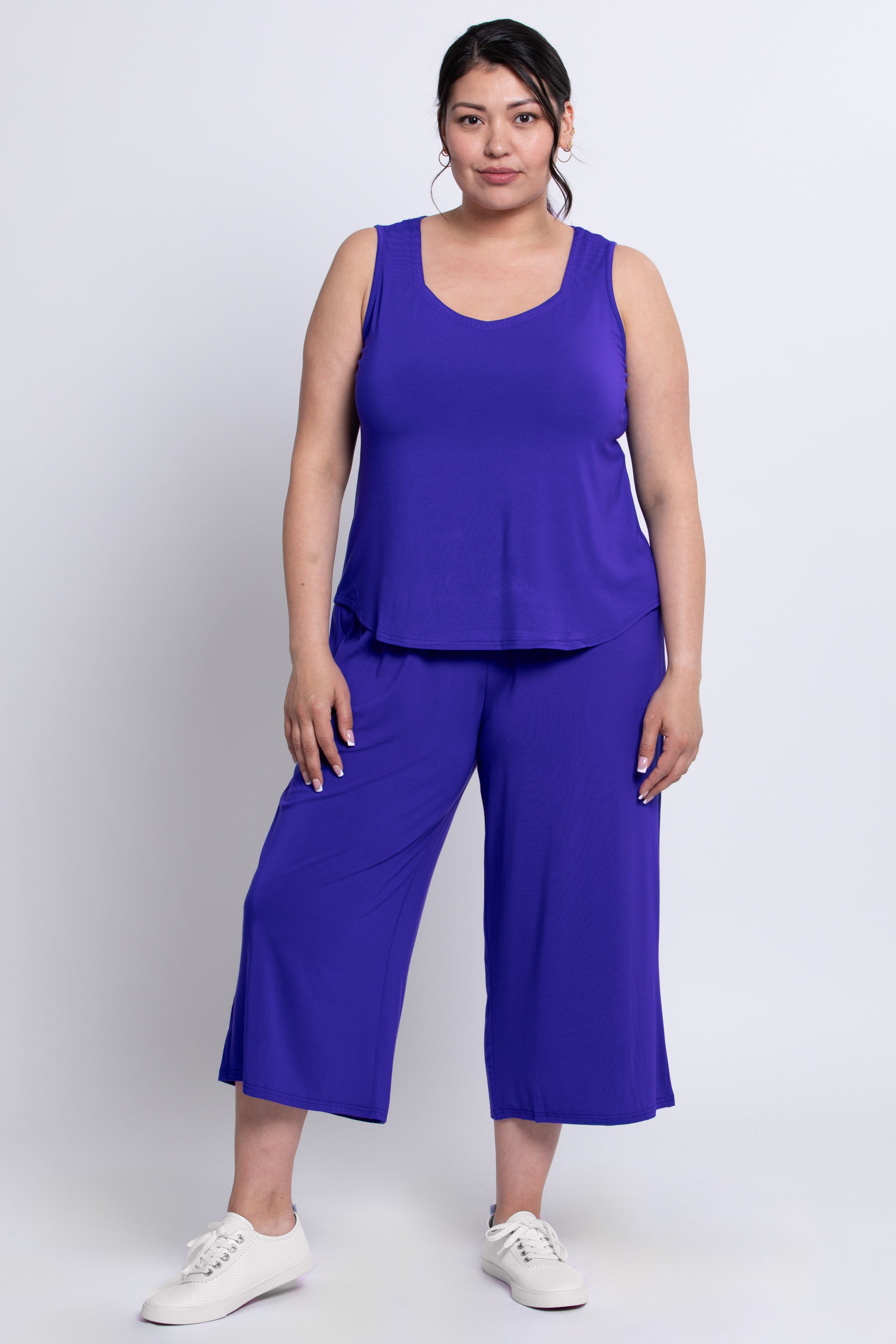 Gaylene Capri Women's Bamboo Underwear - Soft & Breathable Violet Panties for Everyday Comfort | Perfect for Yoga, Sleep & Lounge Wear