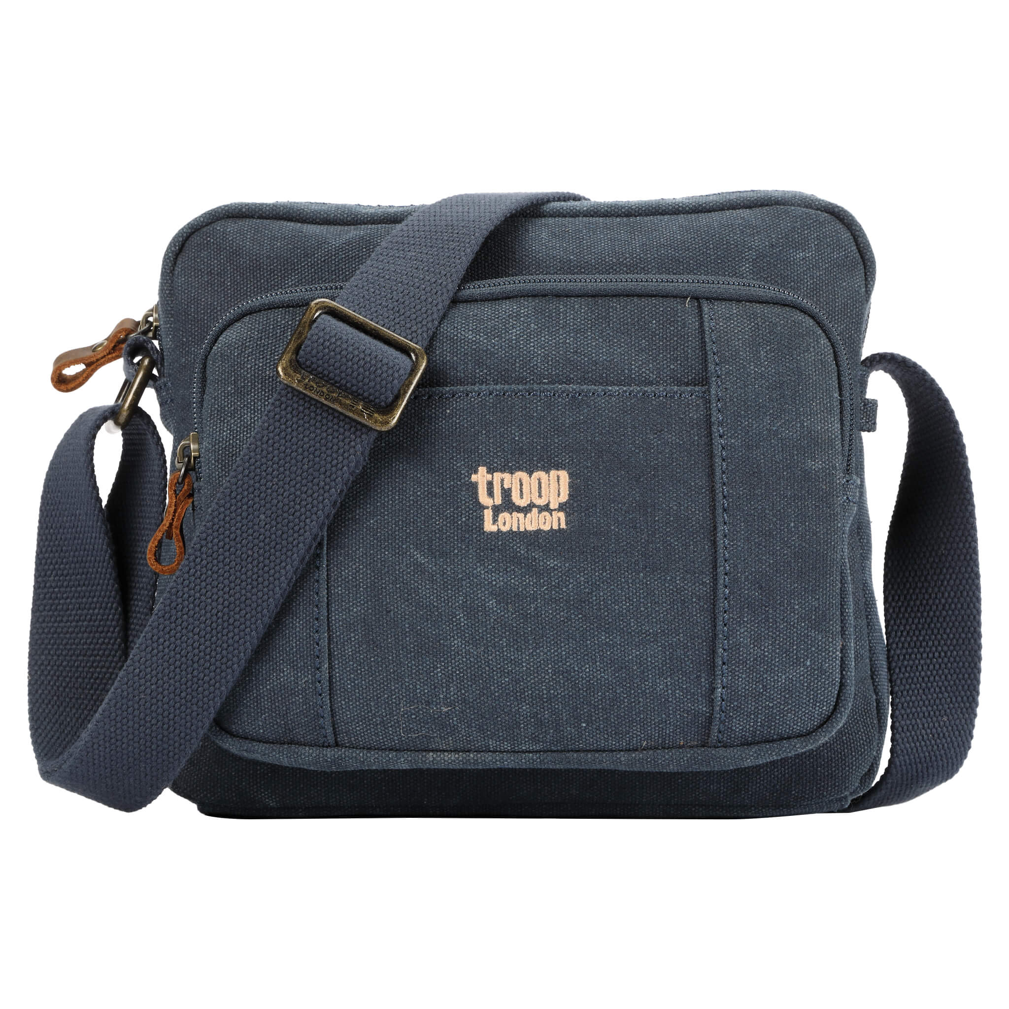Troop London Classic Canvas Crossbody Bag for Women & Men - Stylish & Durable Shoulder Bag for Travel, Work & Everyday Use