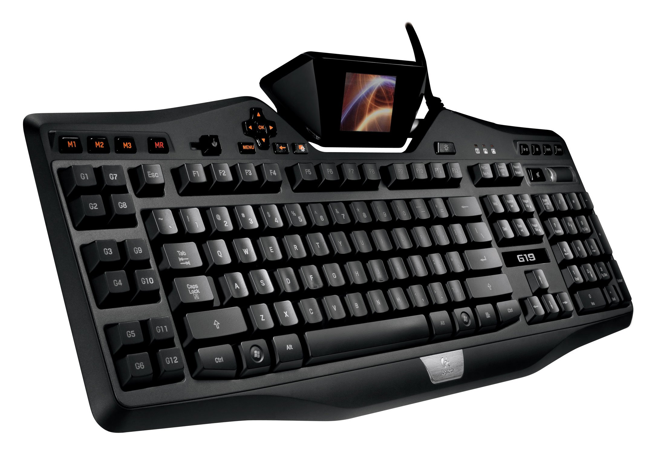 Logitech G19 Programmable RGB Backlit Gaming Keyboard with LCD Display - Perfect for PC Gaming, Streaming & Esports