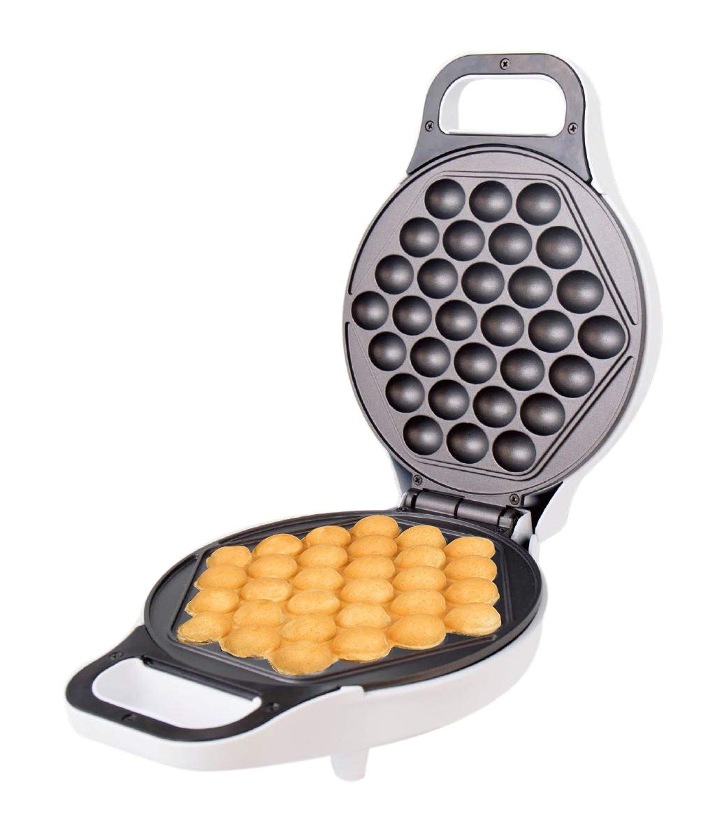 StarBlue Hong Kong Egg Waffle Maker Machine - Bubble Waffle Maker with Non-Stick Surface - Makes Authentic Hong Kong Style Waffles in 5 Minutes - Perfect Gift Idea for Home, Cafe, or Party Use - European Plug
