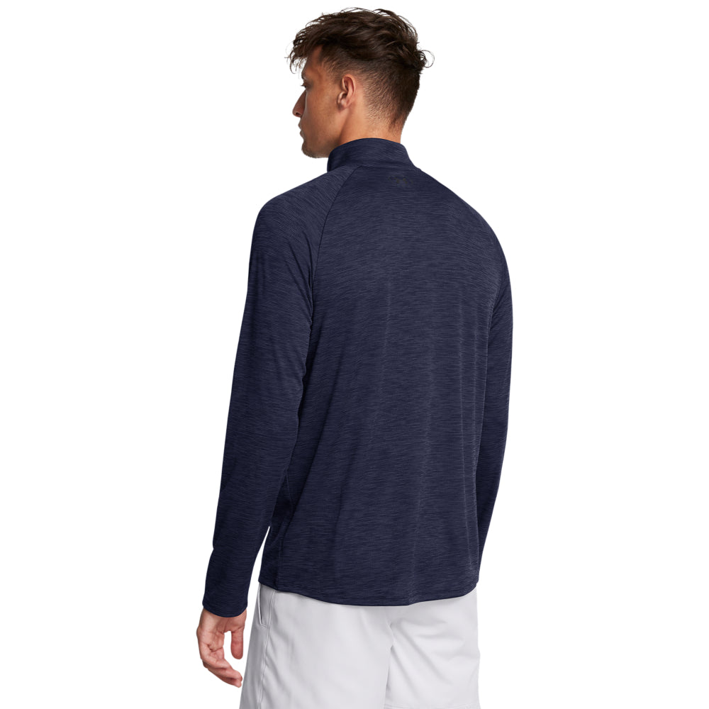 Under Armour Men's Tech Textured 1/2 Zip Pullover - Lightweight Performance Shirt for Running, Gym & Outdoor Activities