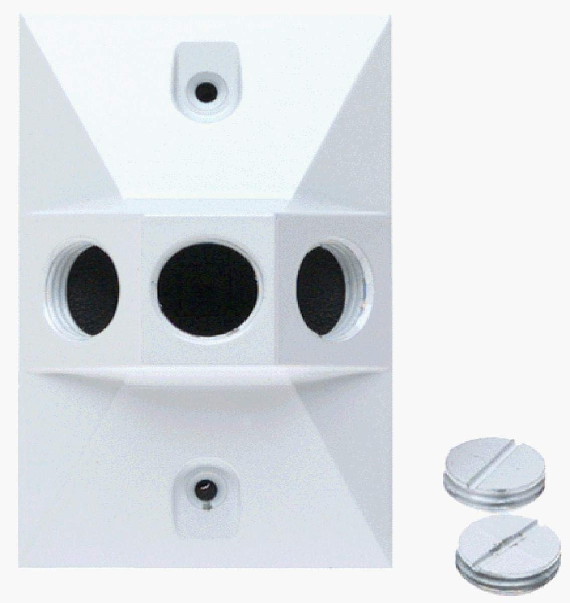 Hubbell-Bell White Porcelain Lampholder Covers - Durable Light Socket Covers for Outdoor & Indoor Lighting Fixtures, Weatherproof Electrical Protection for Porches, Garages and Basements