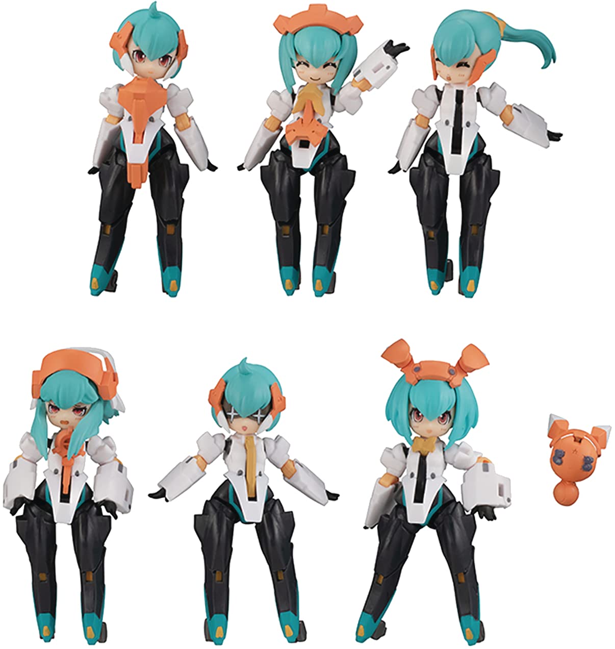 Megahouse F-606 TRs Frea First Trail Color Desktop Army Action Figure - Collectible Model for Display & Play