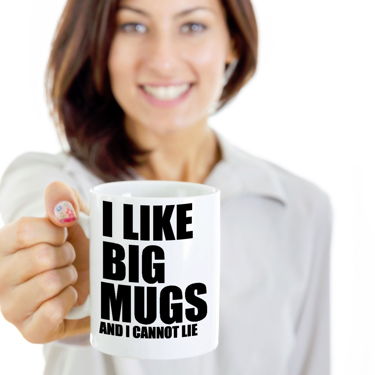 Funny Coffee Mug - I Like Big Mugs and I Cannot Lie - Perfect for Office Humor, Gifts & Morning Coffee Laughs