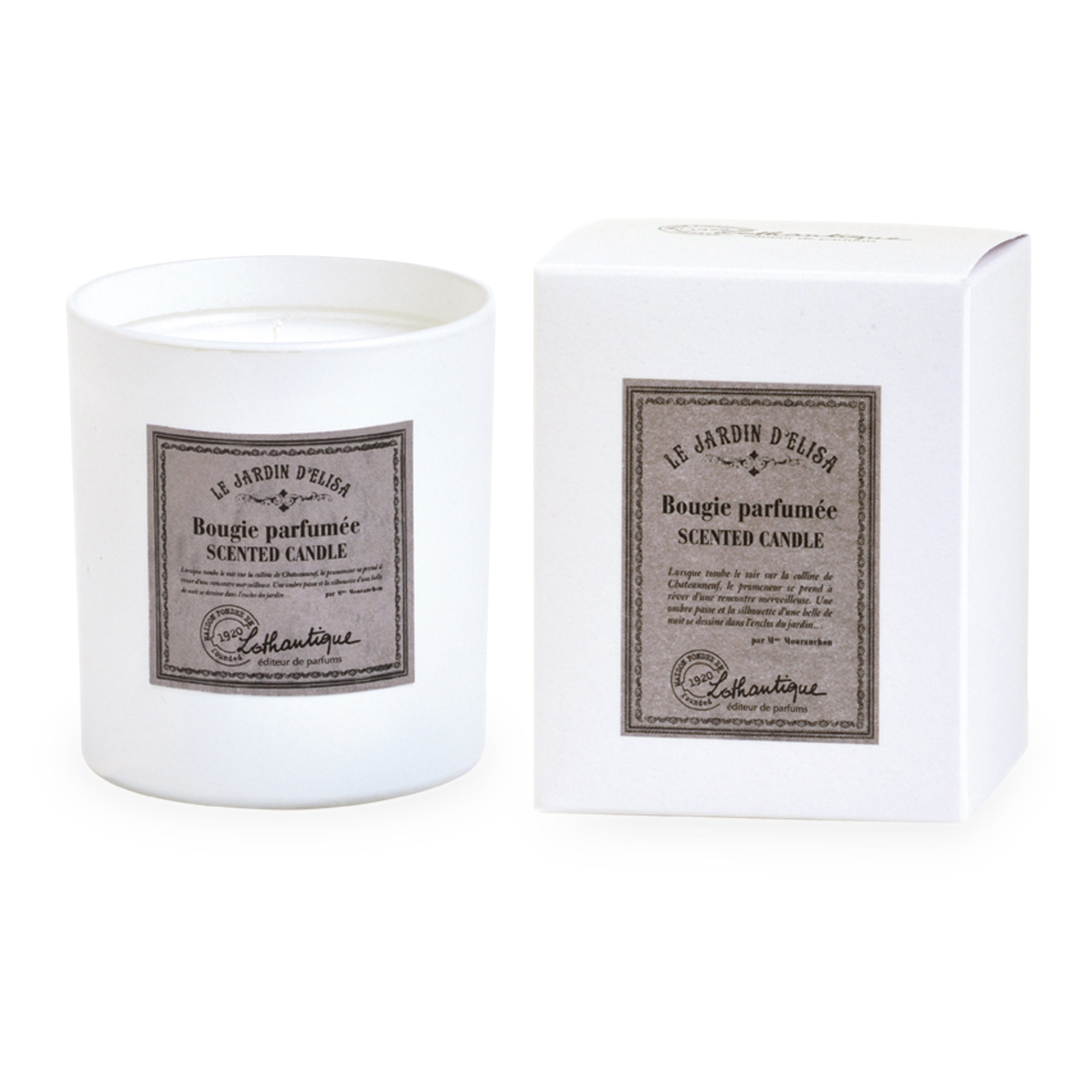Le Jardin D'Elisa Luxury Scented Candle - French Inspired Home Fragrance for Relaxation, Aromatherapy & Romantic Ambiance - Perfect for Bedroom, Bathroom & Living Room Decor