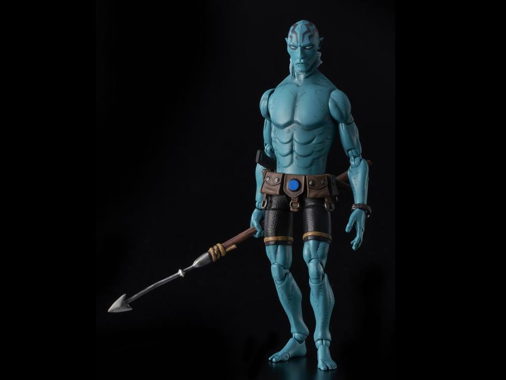 1000Toys Hellboy Abe Sapien 1/12 Scale Action Figure - Highly Articulated Collectible Toy for Display & Photography | Perfect for Comic Fans & Model Enthusiasts