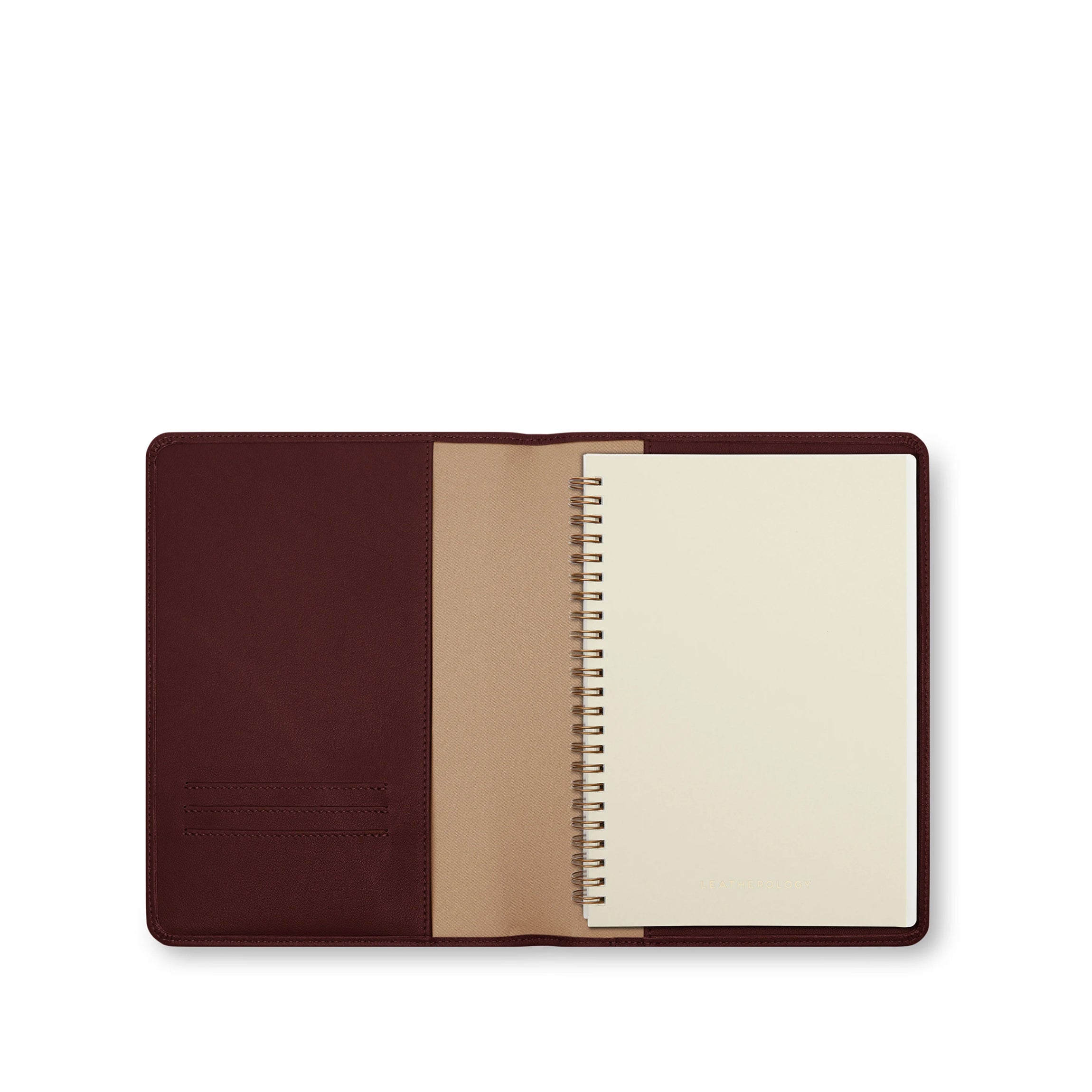 Premium A5 Standard Spiral Notebook - Bordeaux Red Hardcover Journal for Writing, Note Taking & Sketching - Perfect for School, Office & Creative Projects