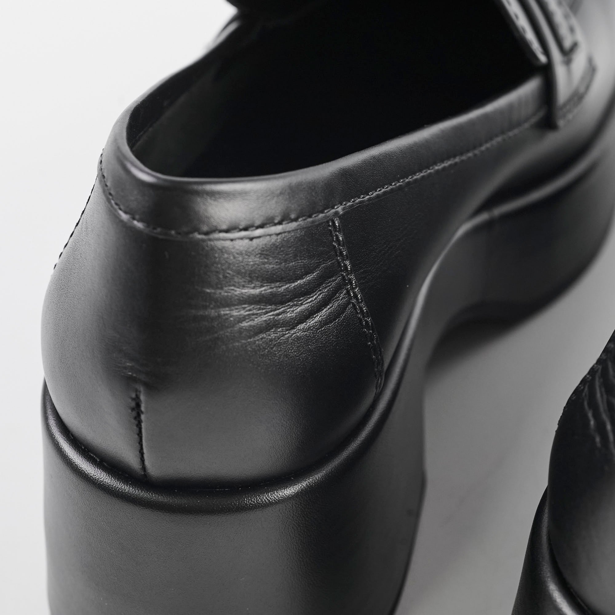 Chanel So Black Leather Loafers for Women - Size 41 US (EU 42) - Classic Comfortable Slip-On Shoes for Work, Office & Casual Wear