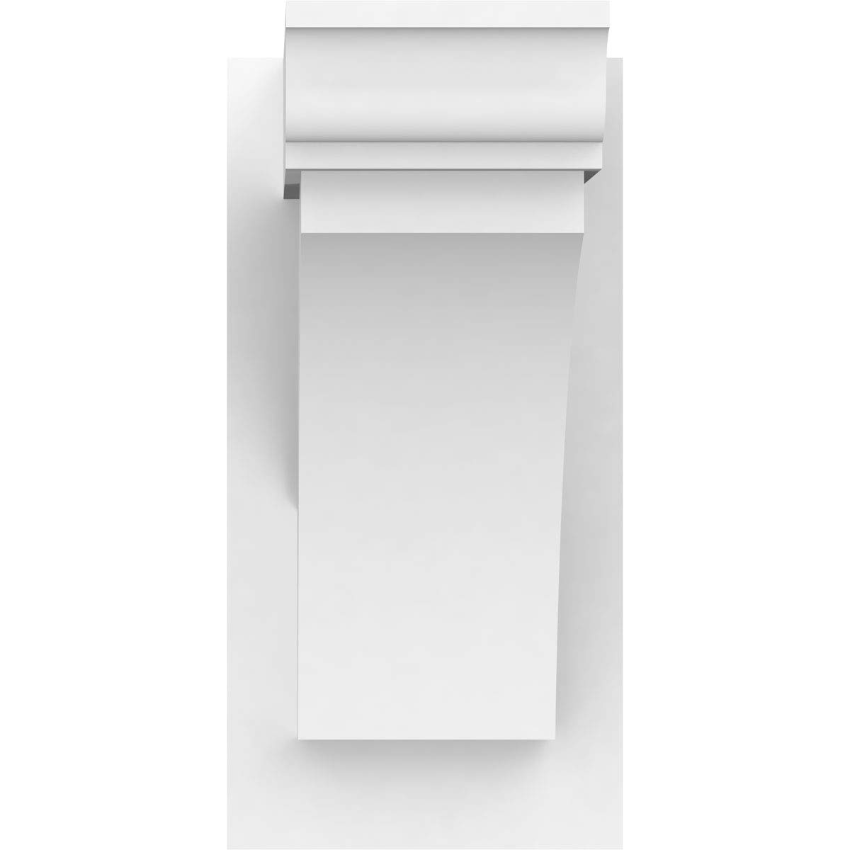 Ekena Millwork OUTP07X14X14THR01 Thorton Architectural Grade PVC Outlooker with Traditional Ends - 7