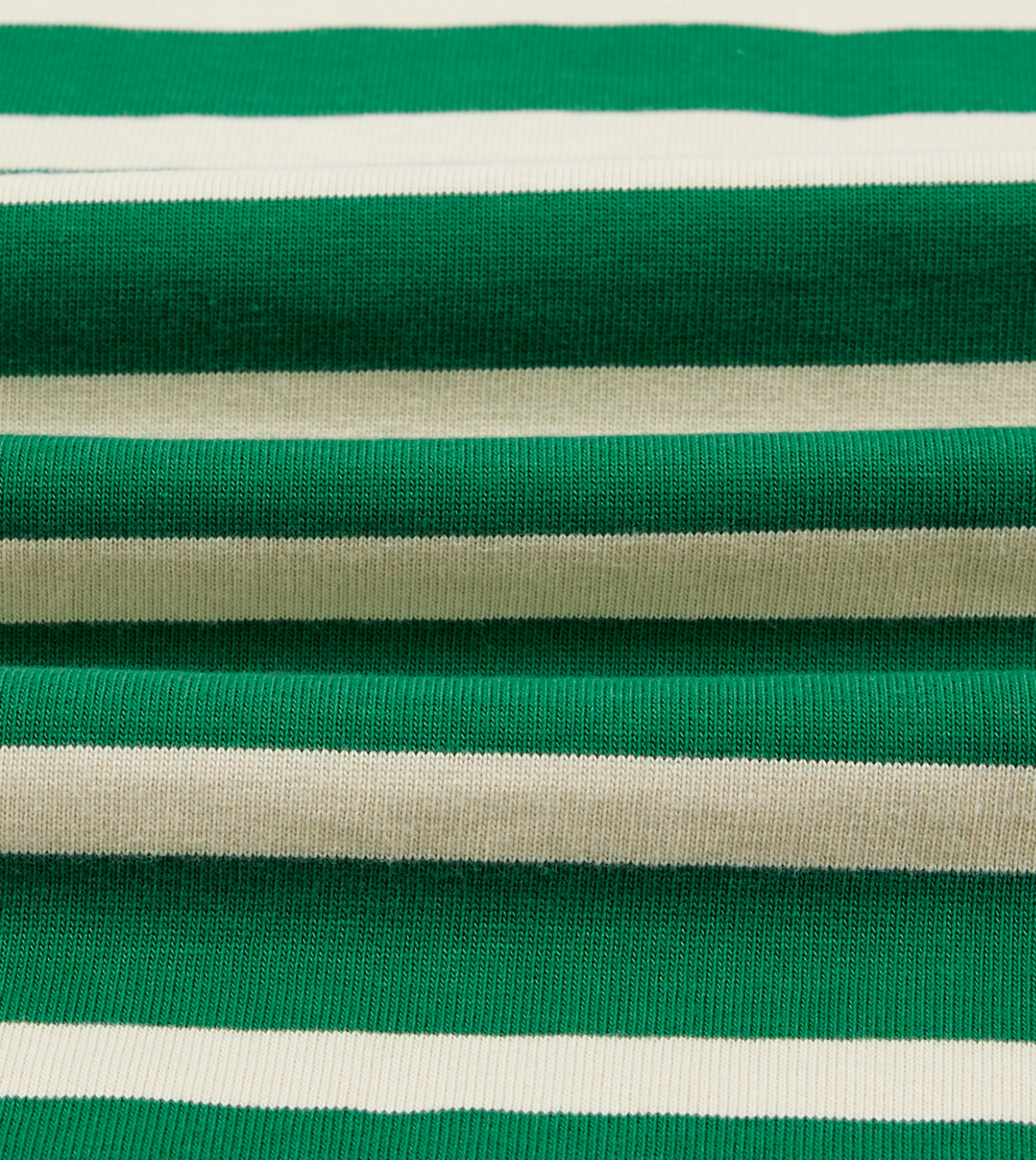Eco-Friendly Green Breton Long Sleeve T-Shirt for Men & Women | Soft Cotton Casual Wear | Perfect for Work, Travel & Everyday Outfits