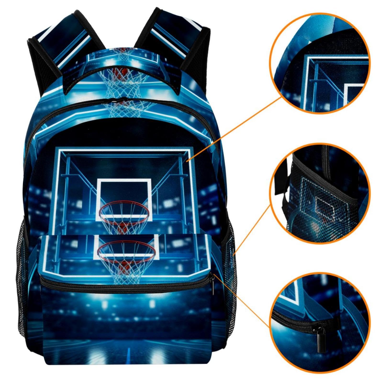 Best Travel Backpacks for Women & Men - Lightweight Durable Hiking Backpack with Laptop Compartment | Perfect for Gym, Basketball Games & Outdoor Adventures