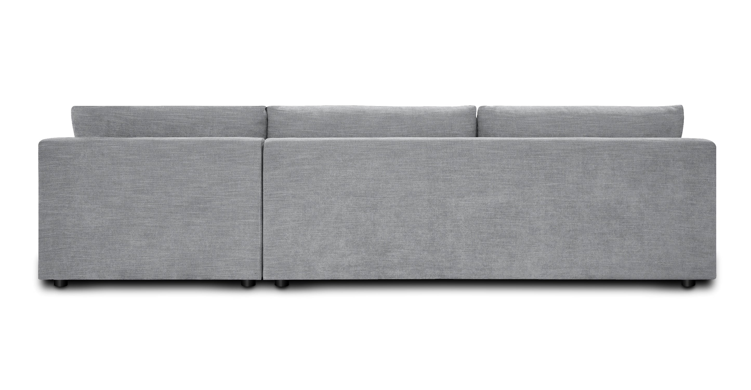 Argos Right Facing Sleeper Sectional Sofa Bed - Convertible L-Shaped Couch with Storage | Modern Living Room Furniture for Small Spaces | Perfect for Apartments, Guest Rooms & Home Theater Seating