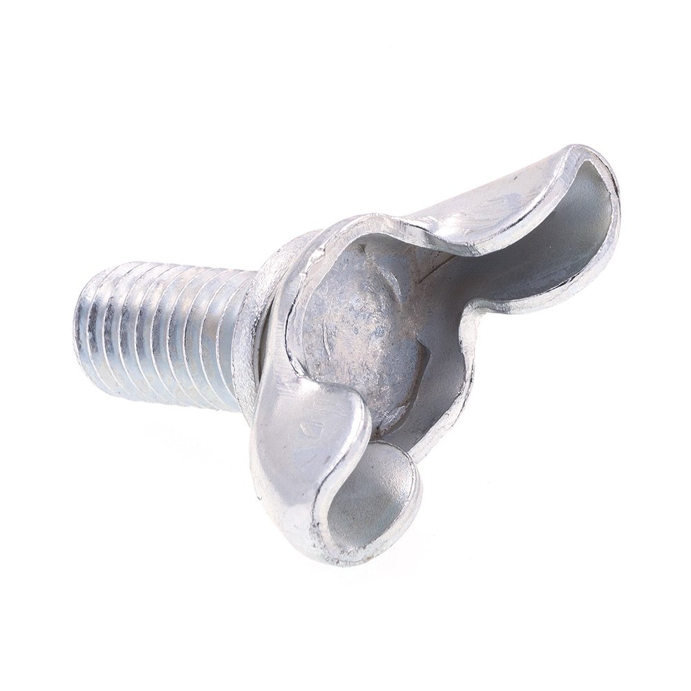 Prime-Line 9197939 Wing Screws - Stamped Type D, 3/8 in-16 X 3/4 in, Zinc Plated Steel (5-Pack) - Easy Grip for Furniture Assembly, DIY Projects & Home Repairs