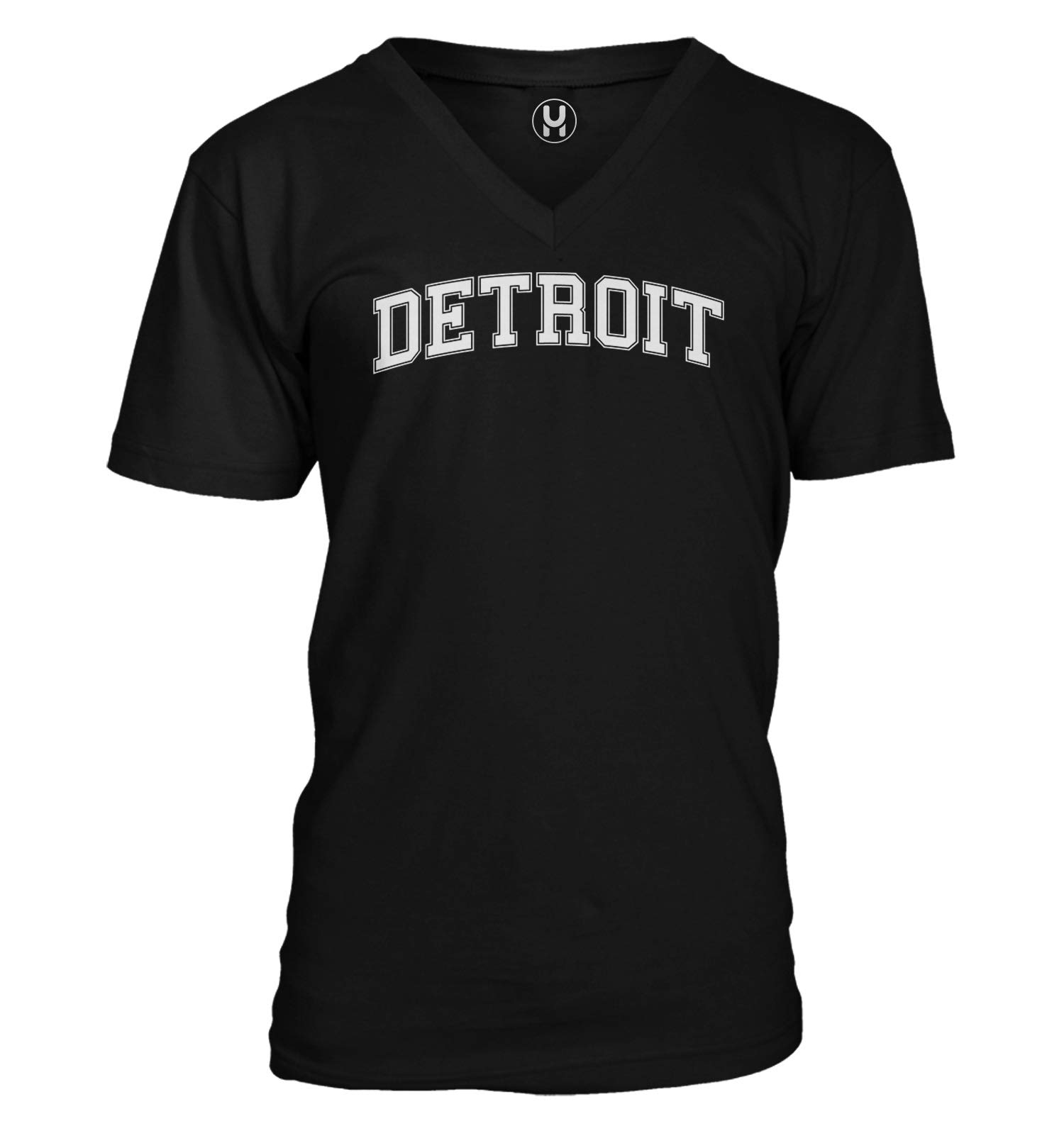 Haase Unlimited Detroit - Proud Strong Unisex V-Neck T-Shirt | Michigan State Pride Apparel | Casual Wear & Sports Fan Gear