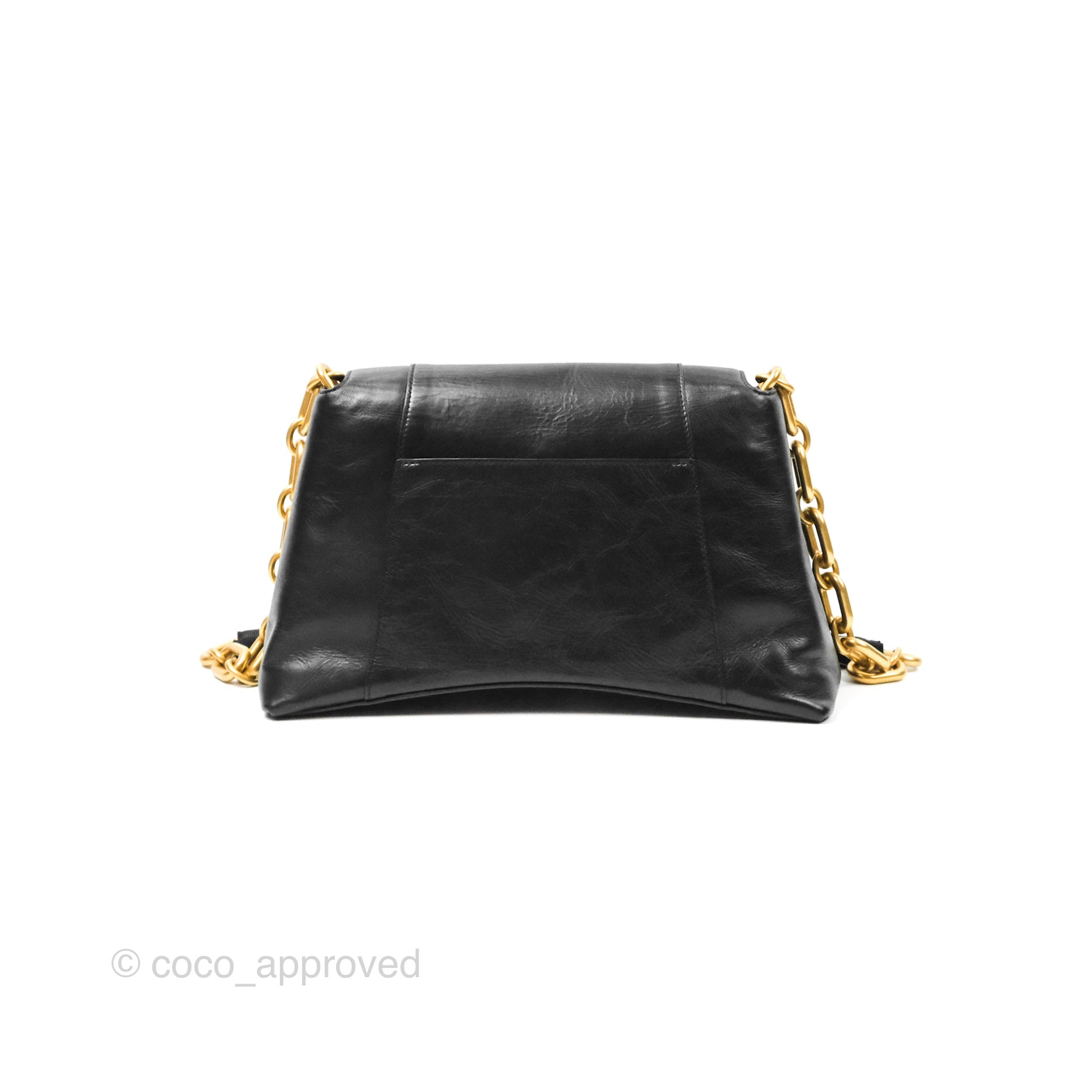 Balenciaga Small Downtown Black Shoulder Bag for Women | Luxury Designer Crossbody Purse | Perfect for Night Out, Travel & Everyday Use