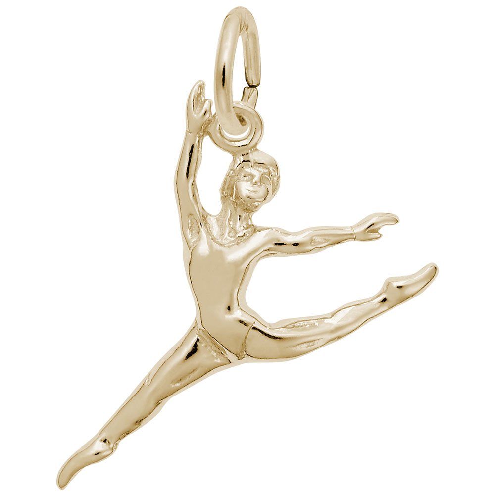 Elegant Ballet Dancer Charm - Sterling Silver Jewelry Charm for Bracelets & Necklaces - Perfect for Dance Gifts, Ballet Lovers, and Jewelry Making