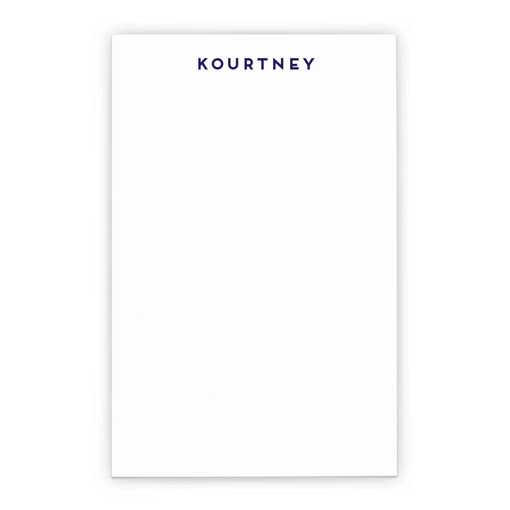 Personalized Notepad for Women - Professional 5.5x8.5in Writing Paper, 50 Sheets - Perfect for Office, Journaling & Gift Giving
