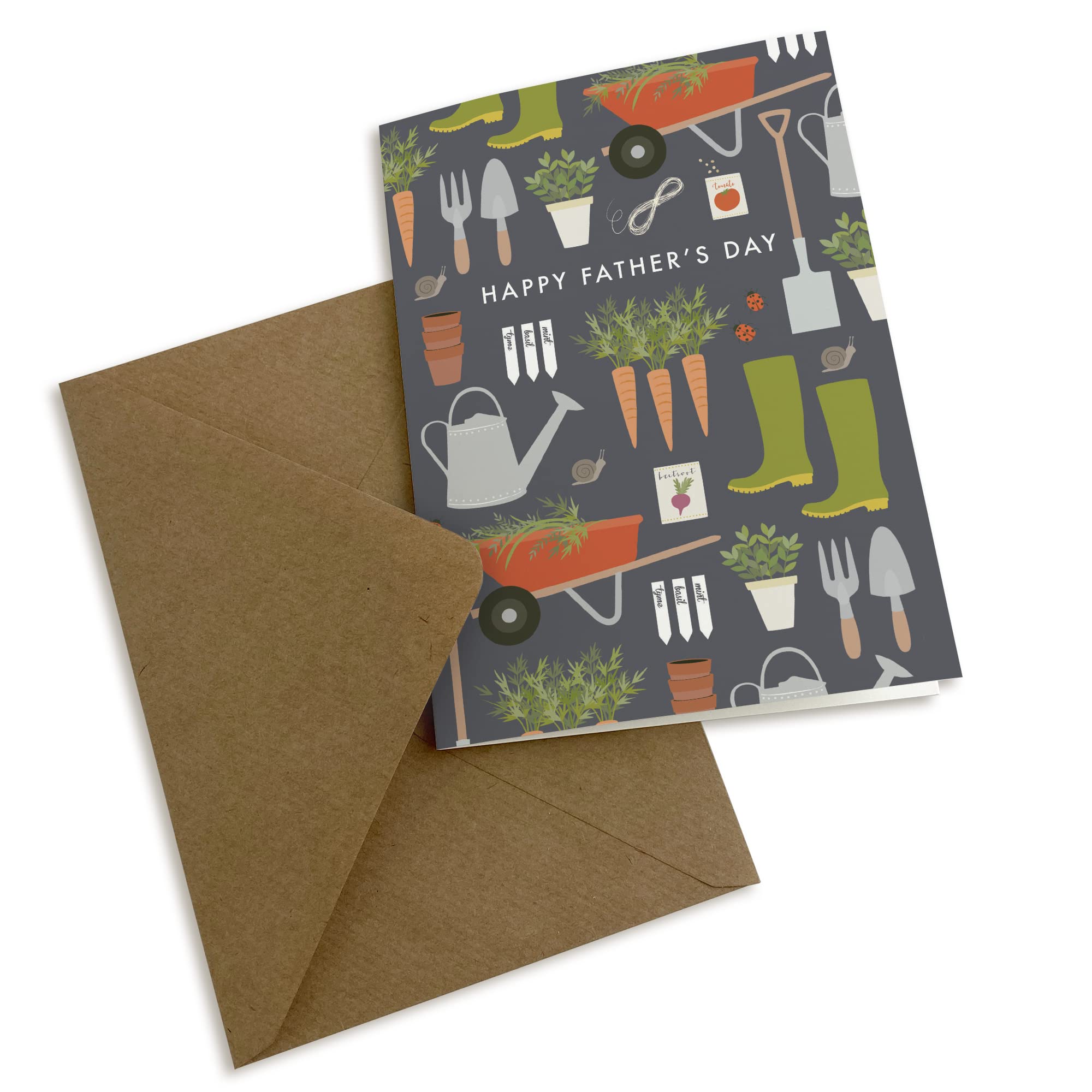 James Ellis Father's Day Card - Gardening Theme Greeting Card for Dad | Perfect for Garden Lovers, Birthday Gifts & Special Occasions