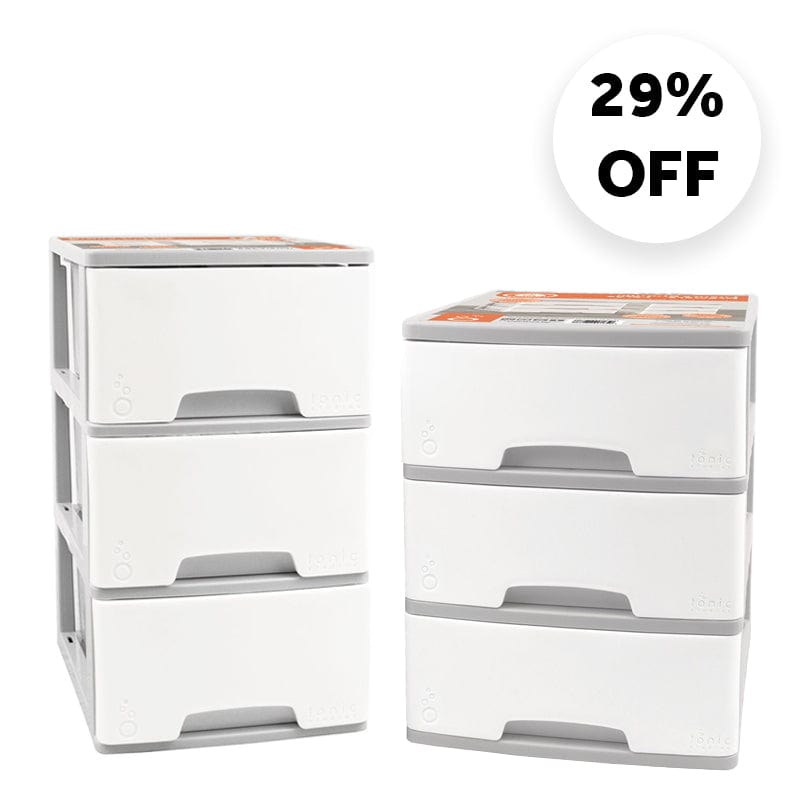 Tonic Studios Medium & Large Storage Drawers Bundle SB03 - Organize Craft Supplies, Art Materials & Office Essentials - Perfect for Craft Rooms, Scrapbooking & Home Organization